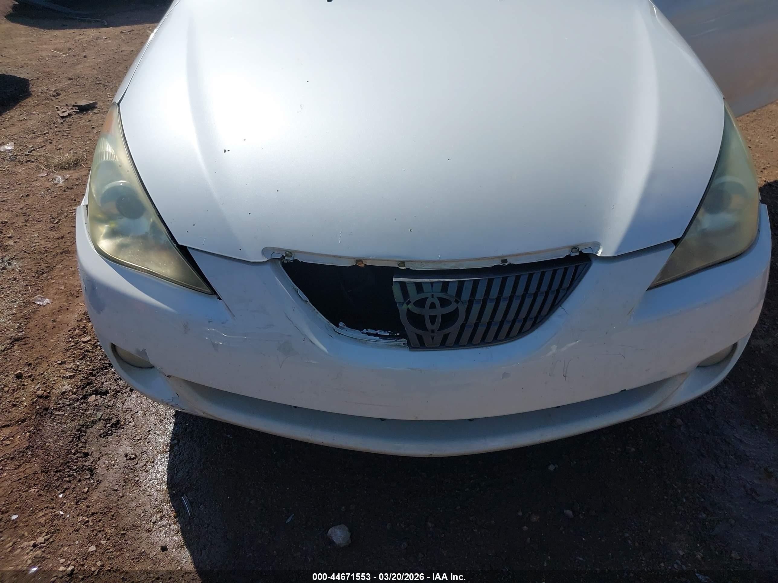2006 Toyota Camry Solara Sle V6 White vin: 4T1CA38P26U067659