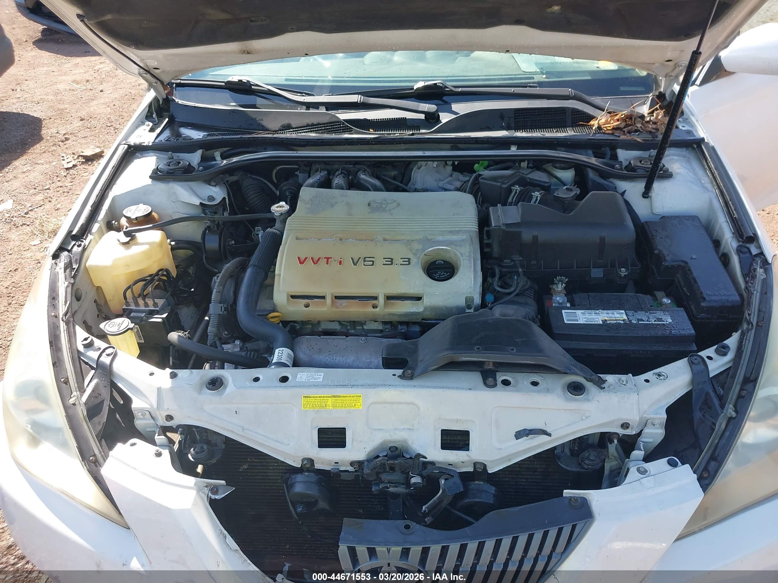 2006 Toyota Camry Solara Sle V6 White vin: 4T1CA38P26U067659