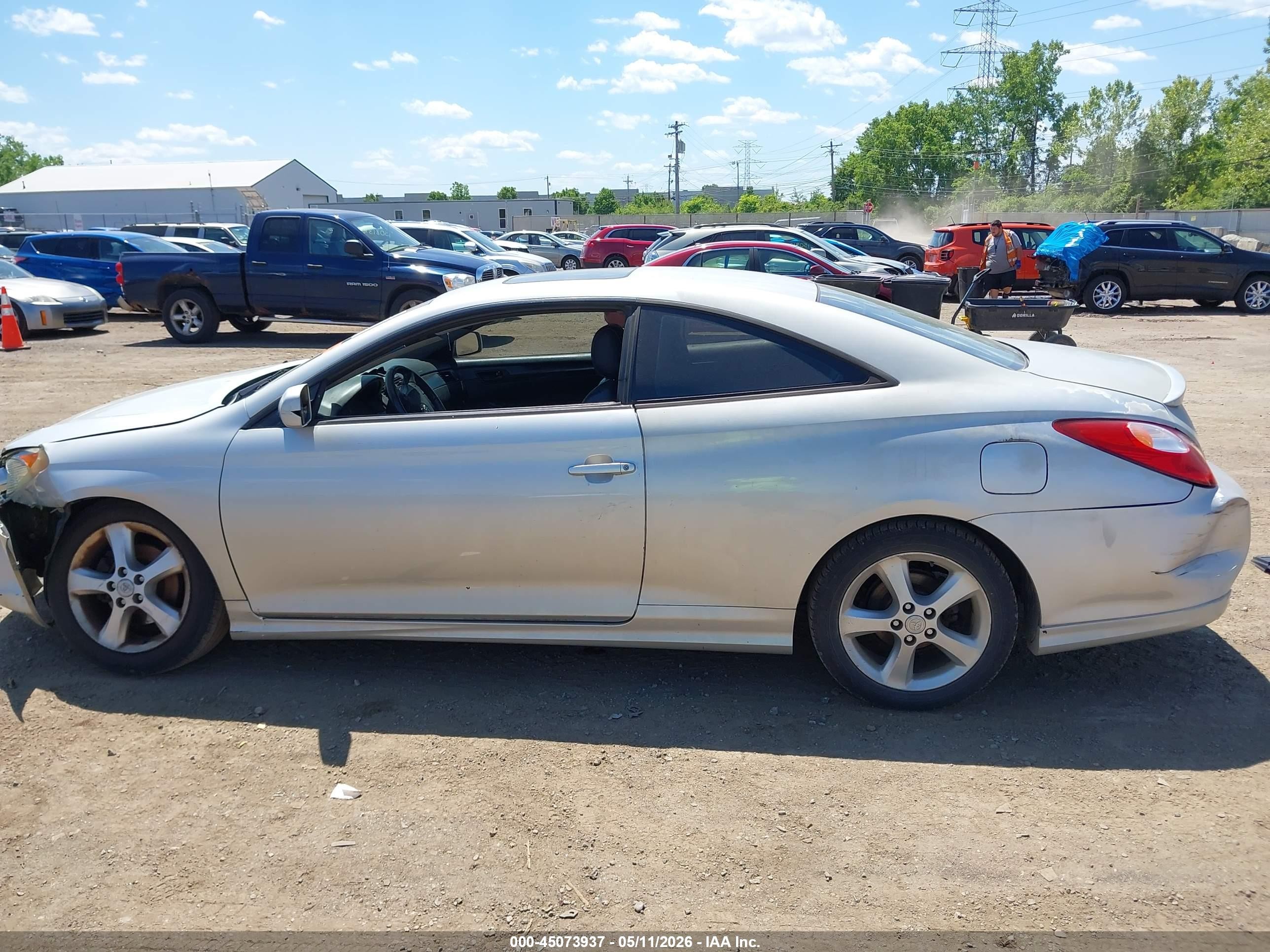 2006 Toyota Camry Solara Se Sport V6 Серебряный vin: 4T1CA38P36U090934