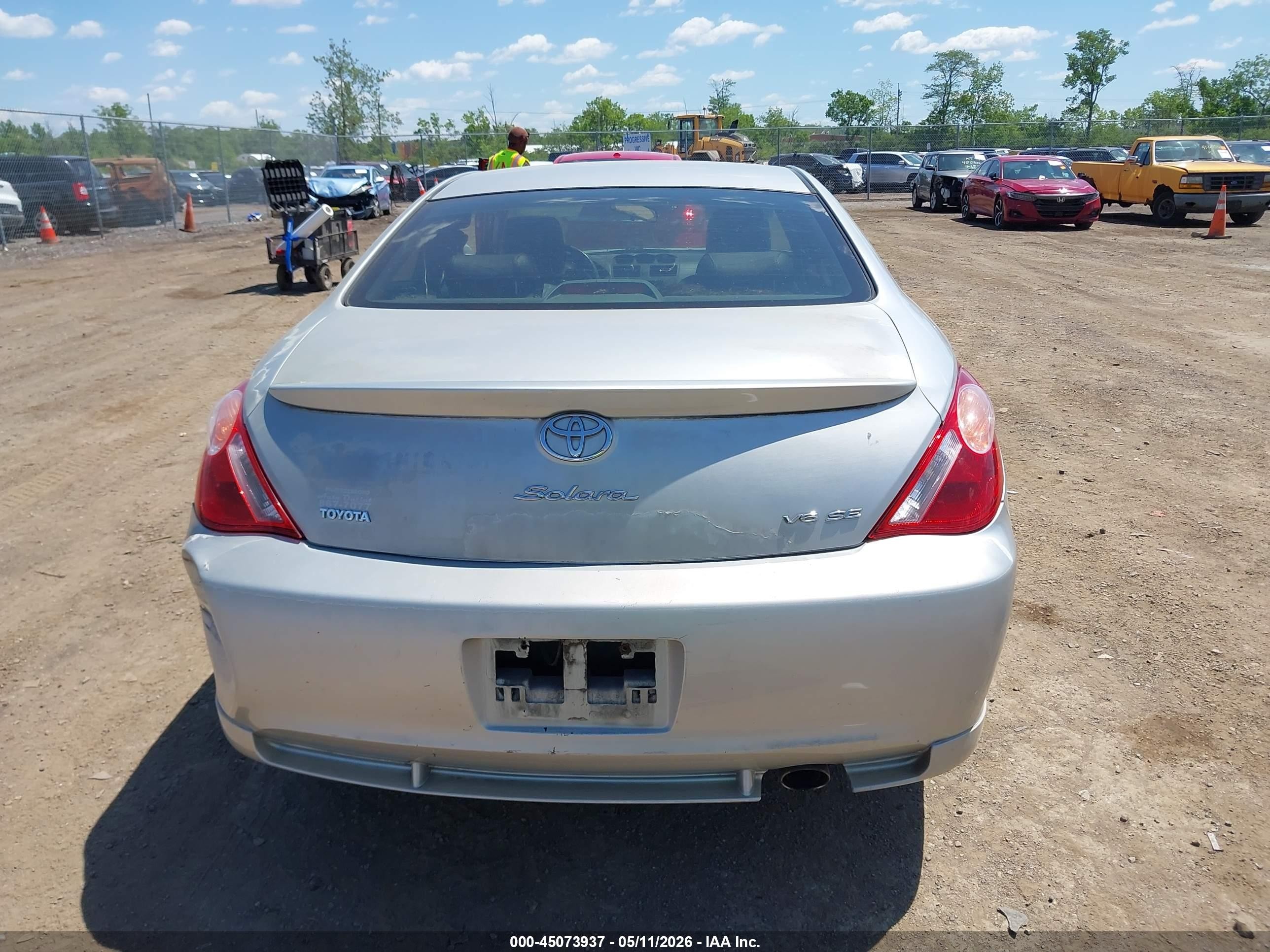 2006 Toyota Camry Solara Se Sport V6 Серебряный vin: 4T1CA38P36U090934
