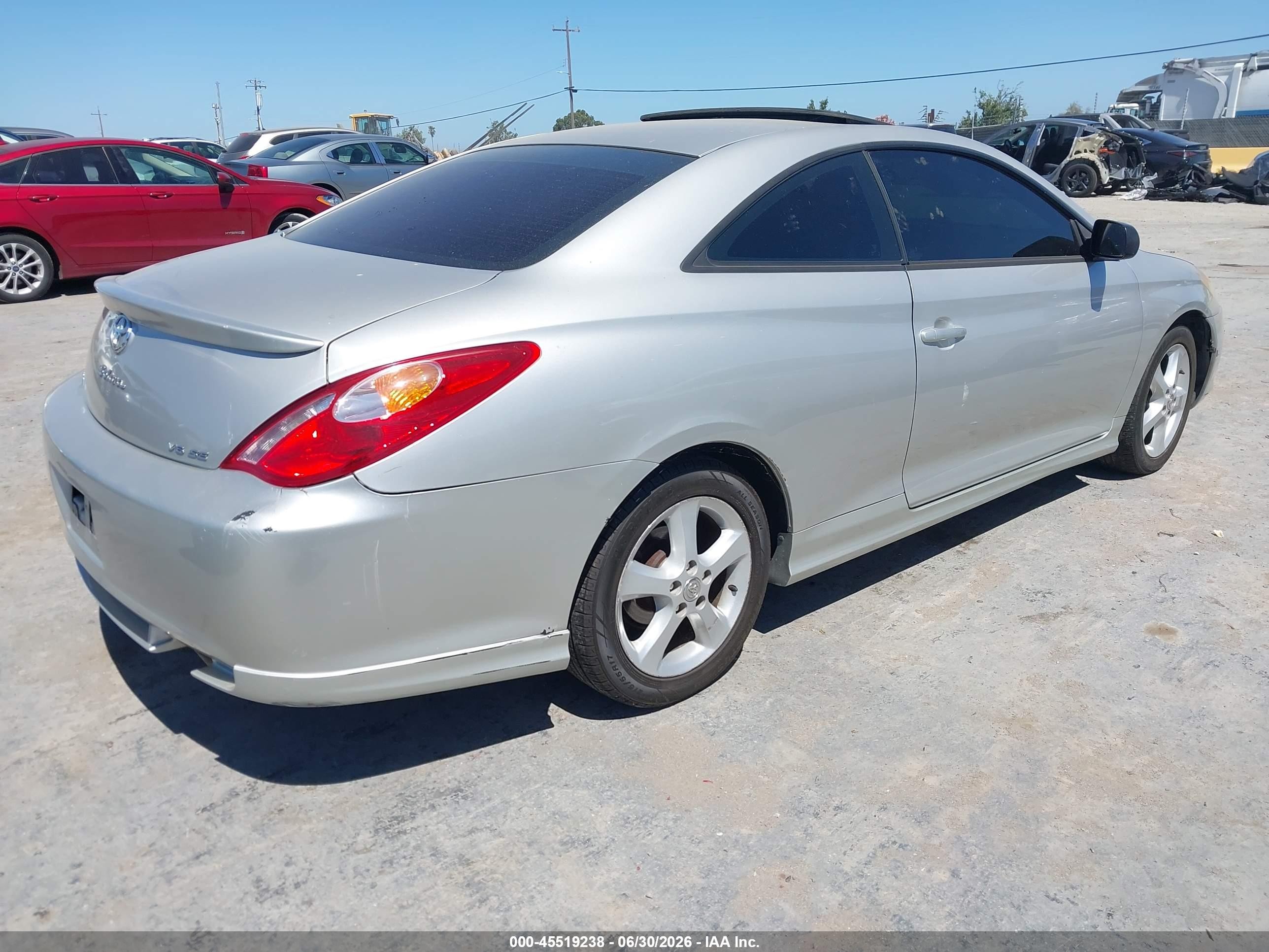 2006 Toyota Camry Solara Se Sport V6 Silver vin: 4T1CA38P36U098905