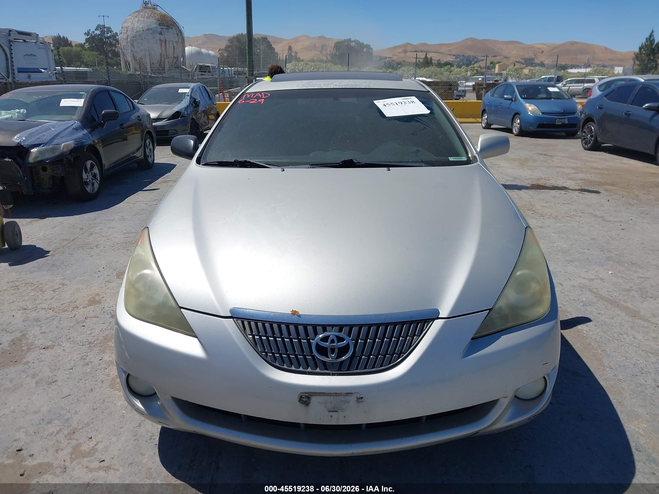 2006 Toyota Camry Solara Se Sport V6 Silver vin: 4T1CA38P36U098905