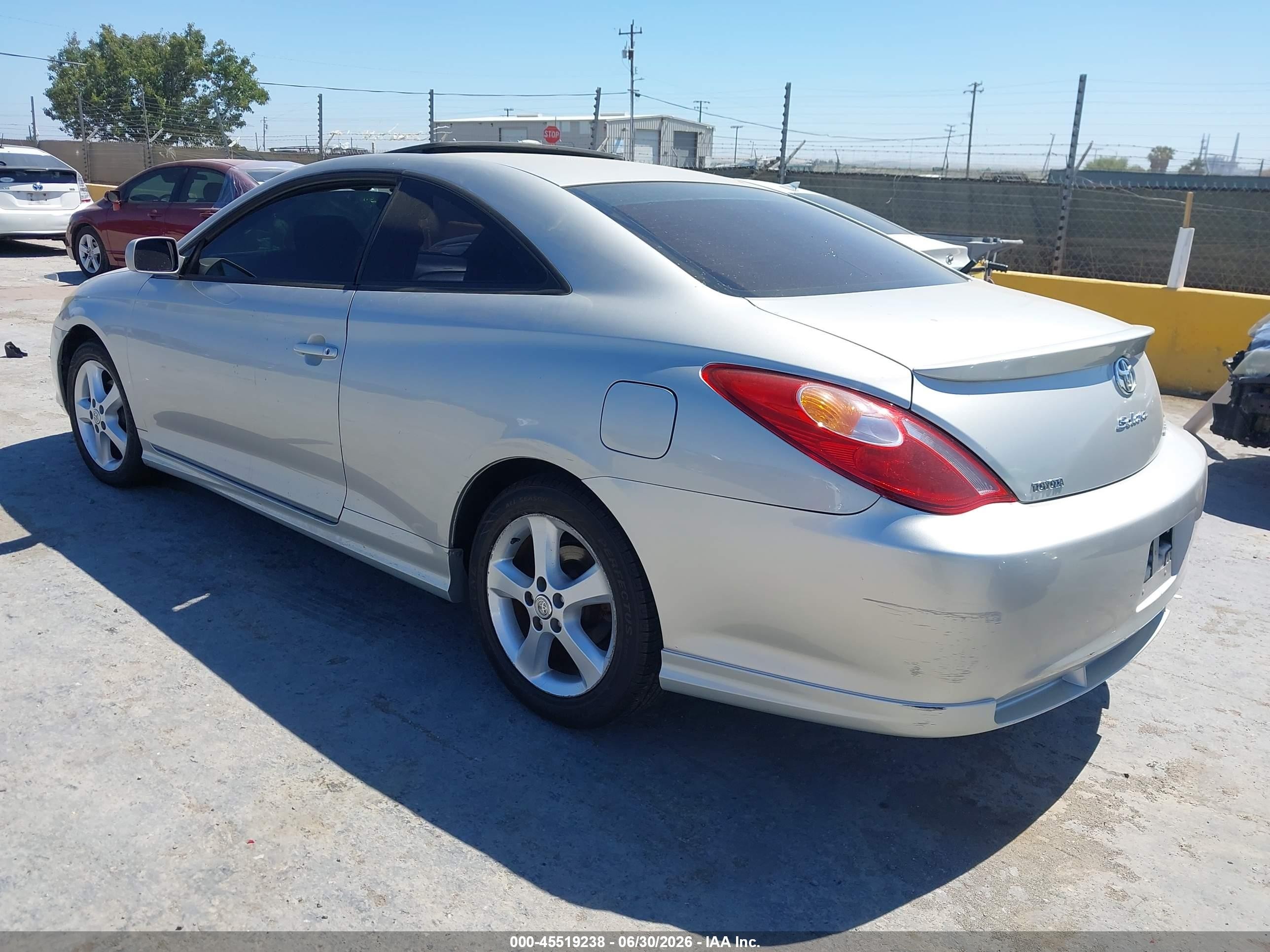 2006 Toyota Camry Solara Se Sport V6 Silver vin: 4T1CA38P36U098905