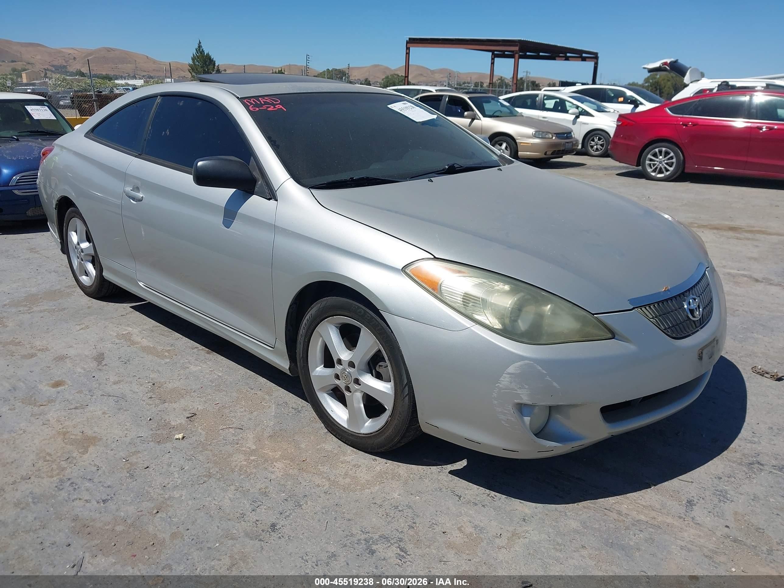 2006 Toyota Camry Solara Se Sport V6 Silver vin: 4T1CA38P36U098905