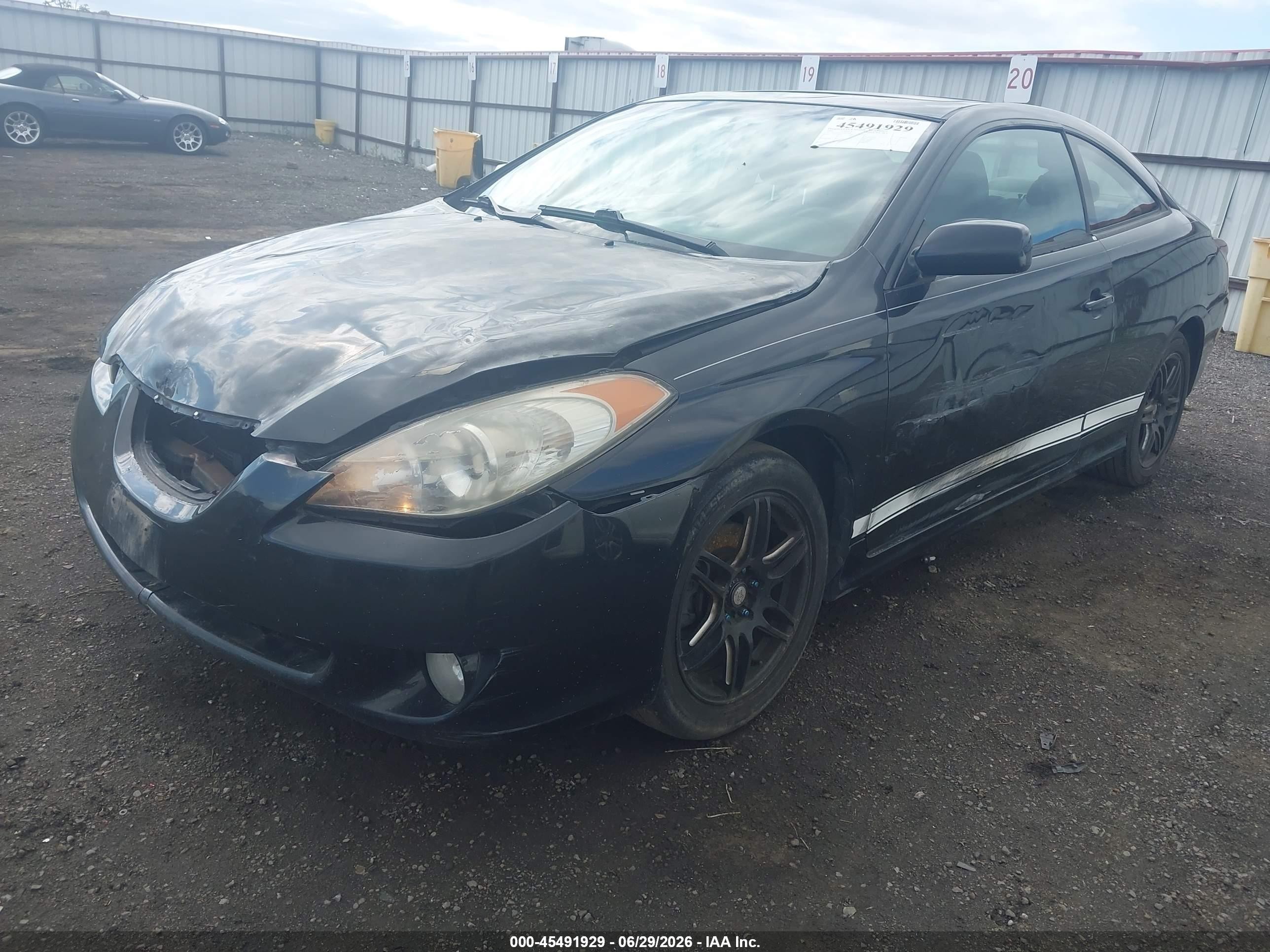 2004 Toyota Camry Solara Se Sport V6 Black vin: 4T1CA38P44U002678