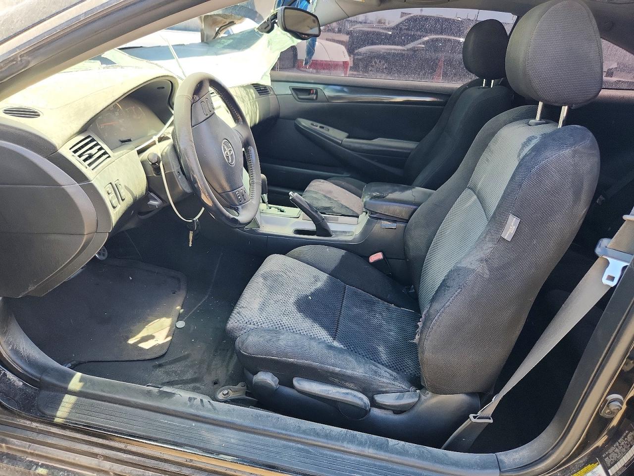 2004 Toyota Camry Solara Se Black vin: 4T1CA38P44U010165
