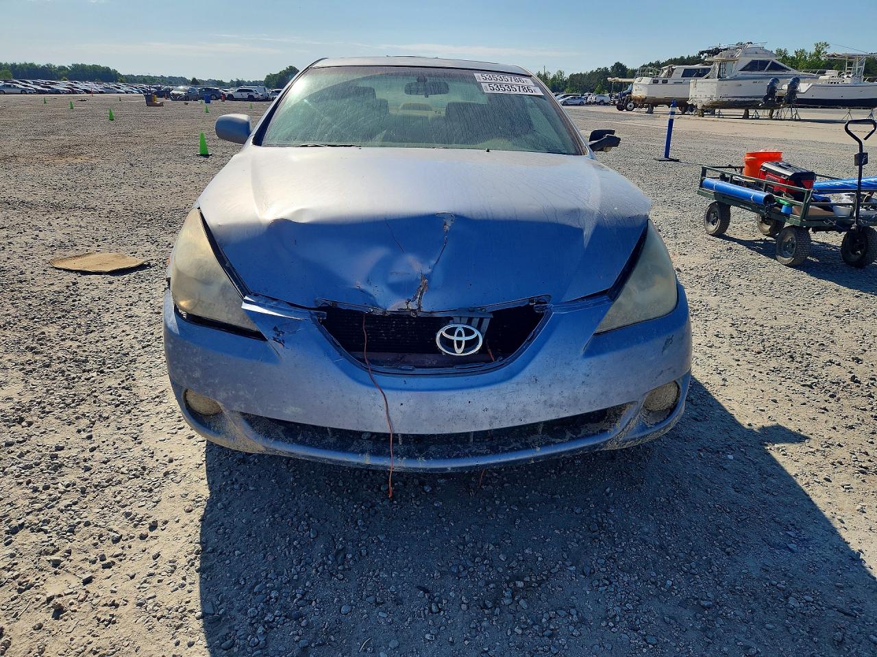 2004 Toyota Camry Solara Se V6 Blue vin: 4T1CA38P44U010781