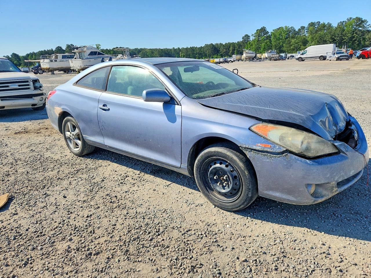 2004 Toyota Camry Solara Se V6 Blue vin: 4T1CA38P44U010781