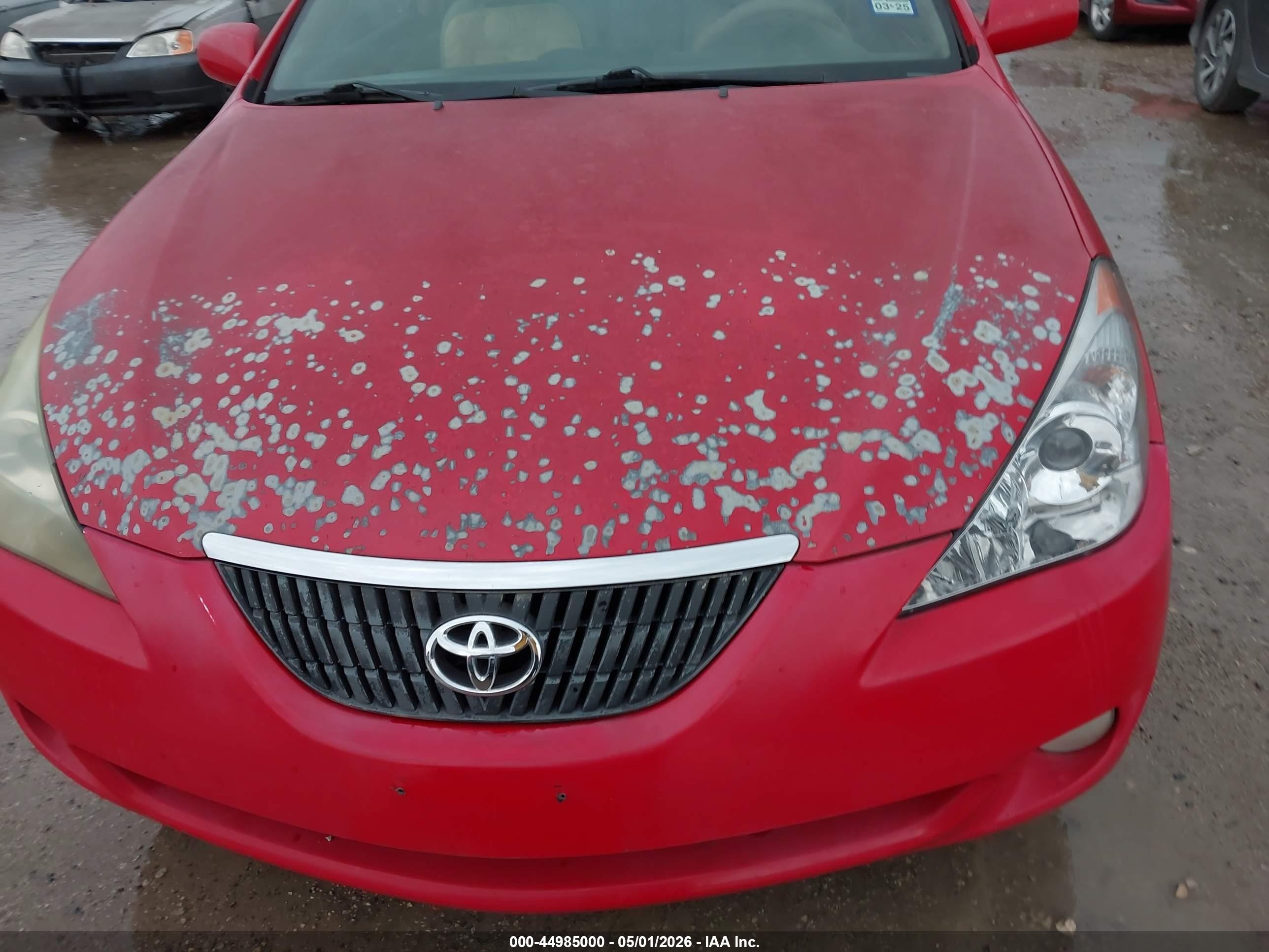 2004 Toyota Camry Solara Sle V6 Red vin: 4T1CA38P54U021871