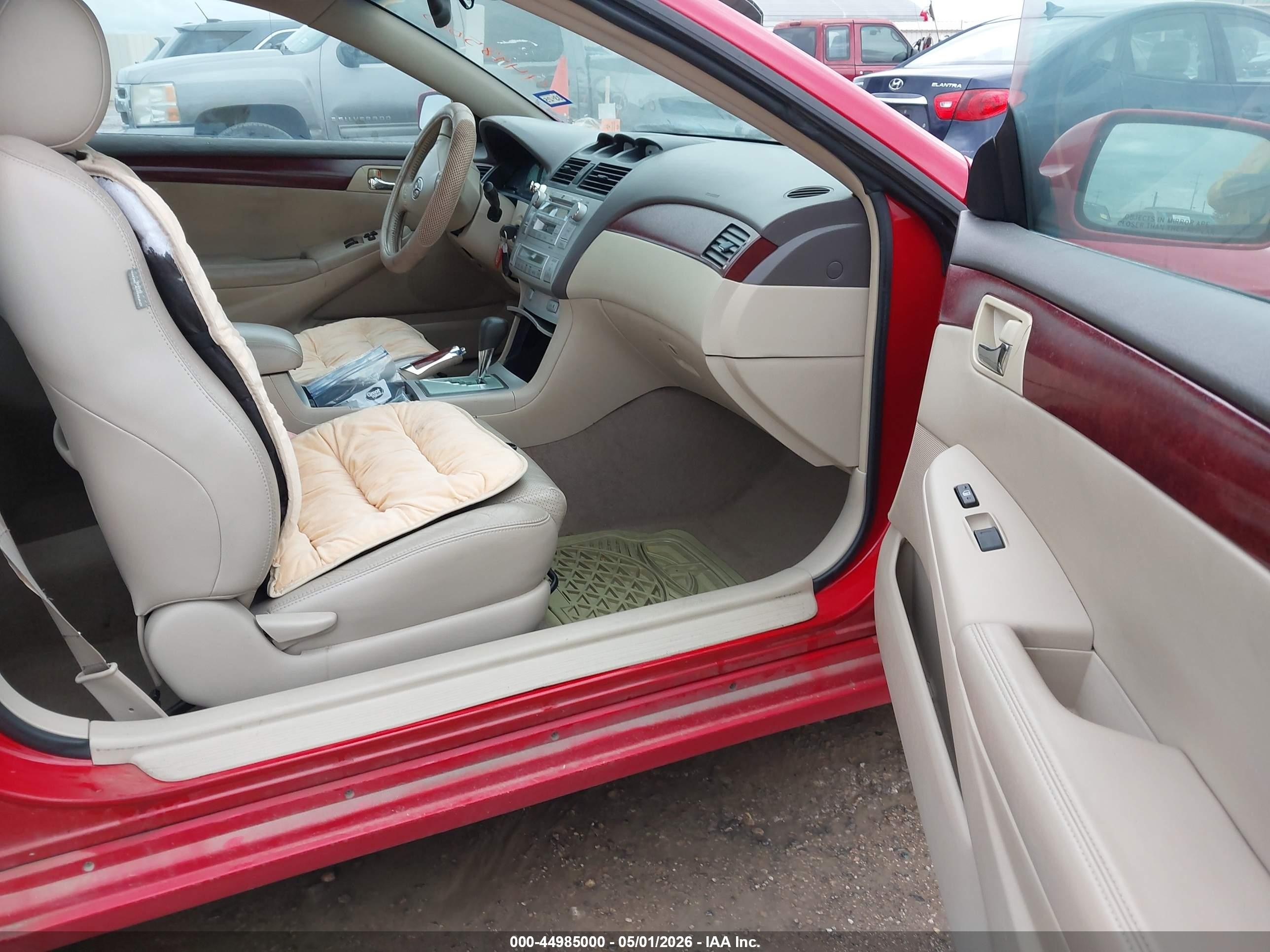 2004 Toyota Camry Solara Sle V6 Red vin: 4T1CA38P54U021871