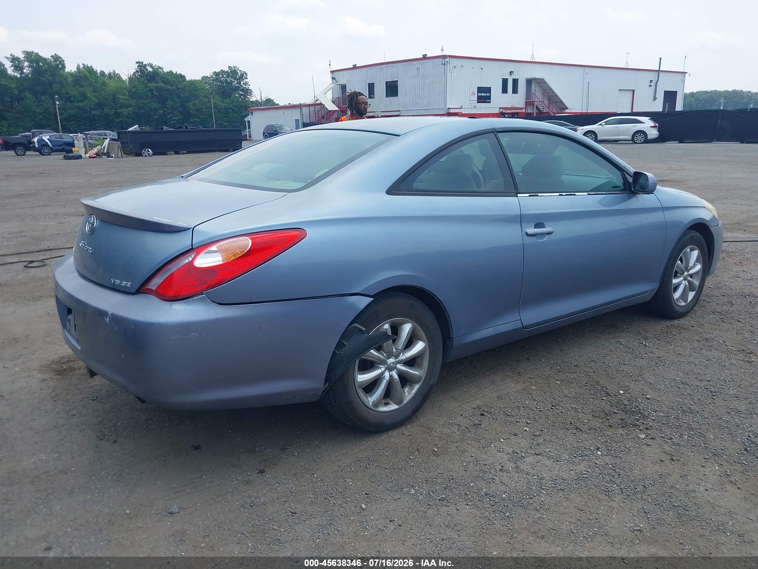 2005 Toyota Camry Solara Se V6 Light Blue vin: 4T1CA38P55U059991