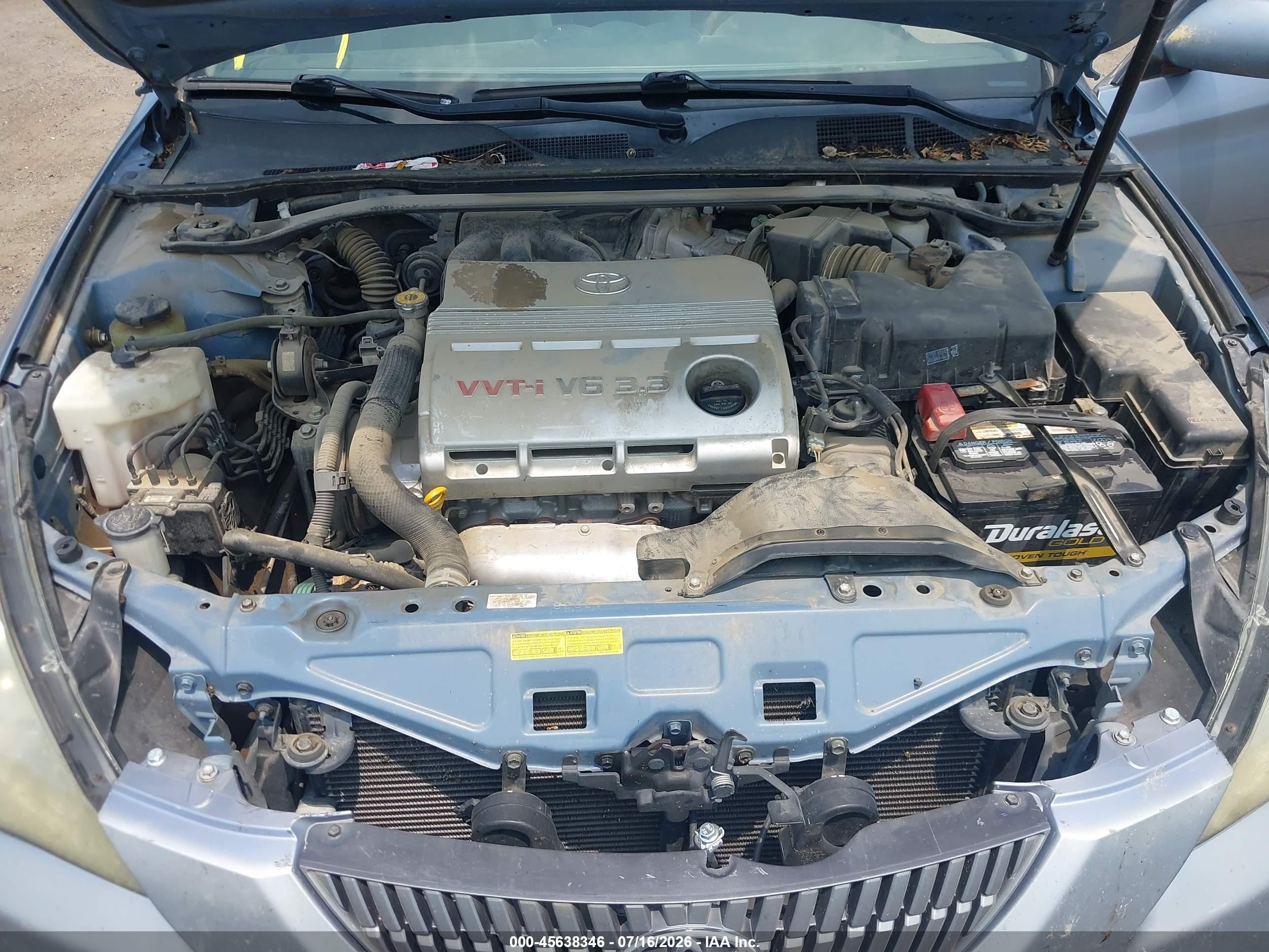 2005 Toyota Camry Solara Se V6 Light Blue vin: 4T1CA38P55U059991