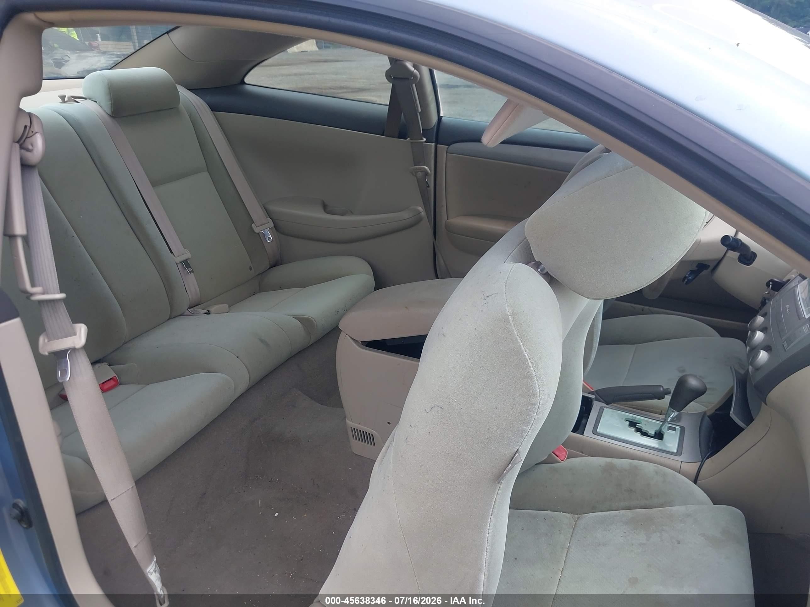 2005 Toyota Camry Solara Se V6 Light Blue vin: 4T1CA38P55U059991