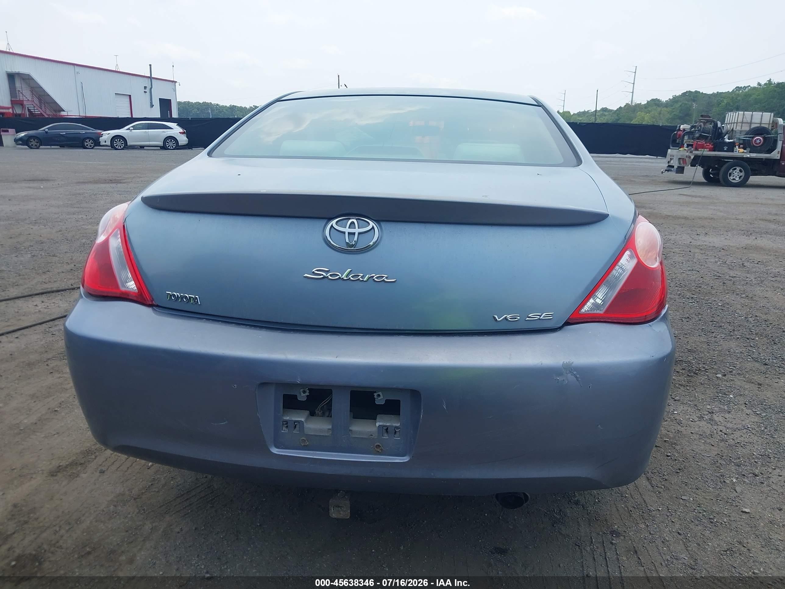 2005 Toyota Camry Solara Se V6 Light Blue vin: 4T1CA38P55U059991