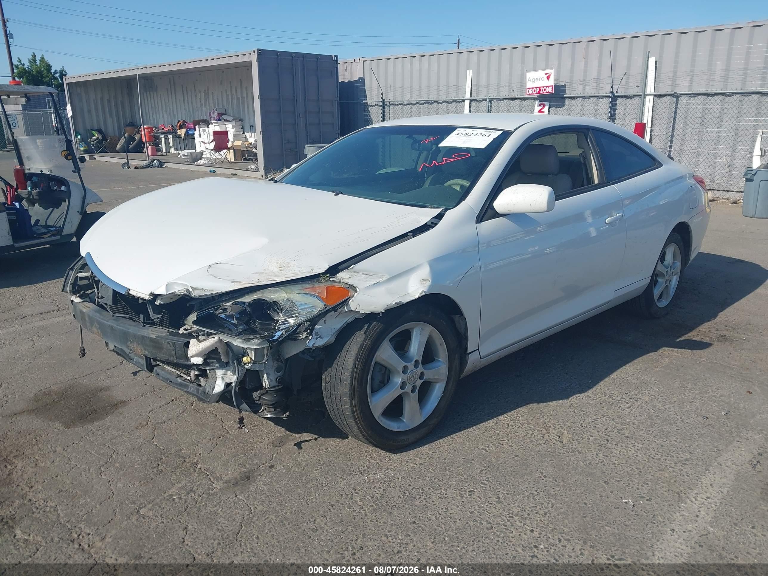 2004 Toyota Camry Solara Se V6 White vin: 4T1CA38P64U017165