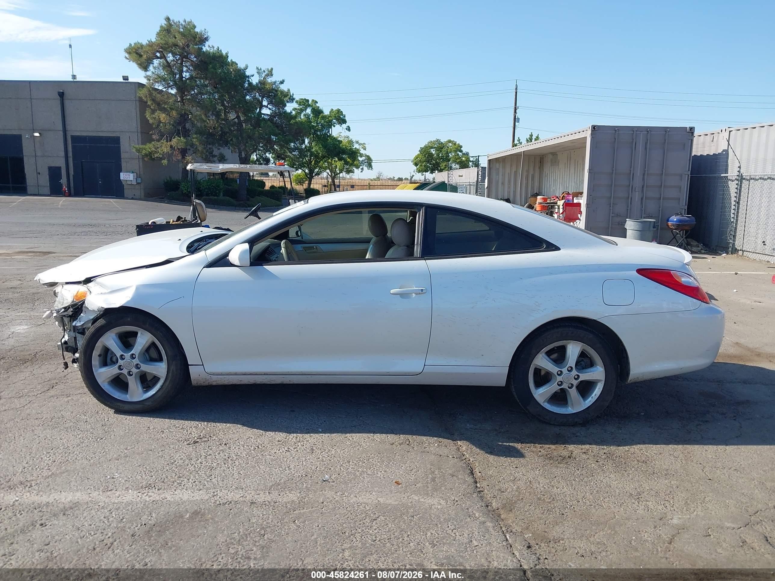 2004 Toyota Camry Solara Se V6 White vin: 4T1CA38P64U017165