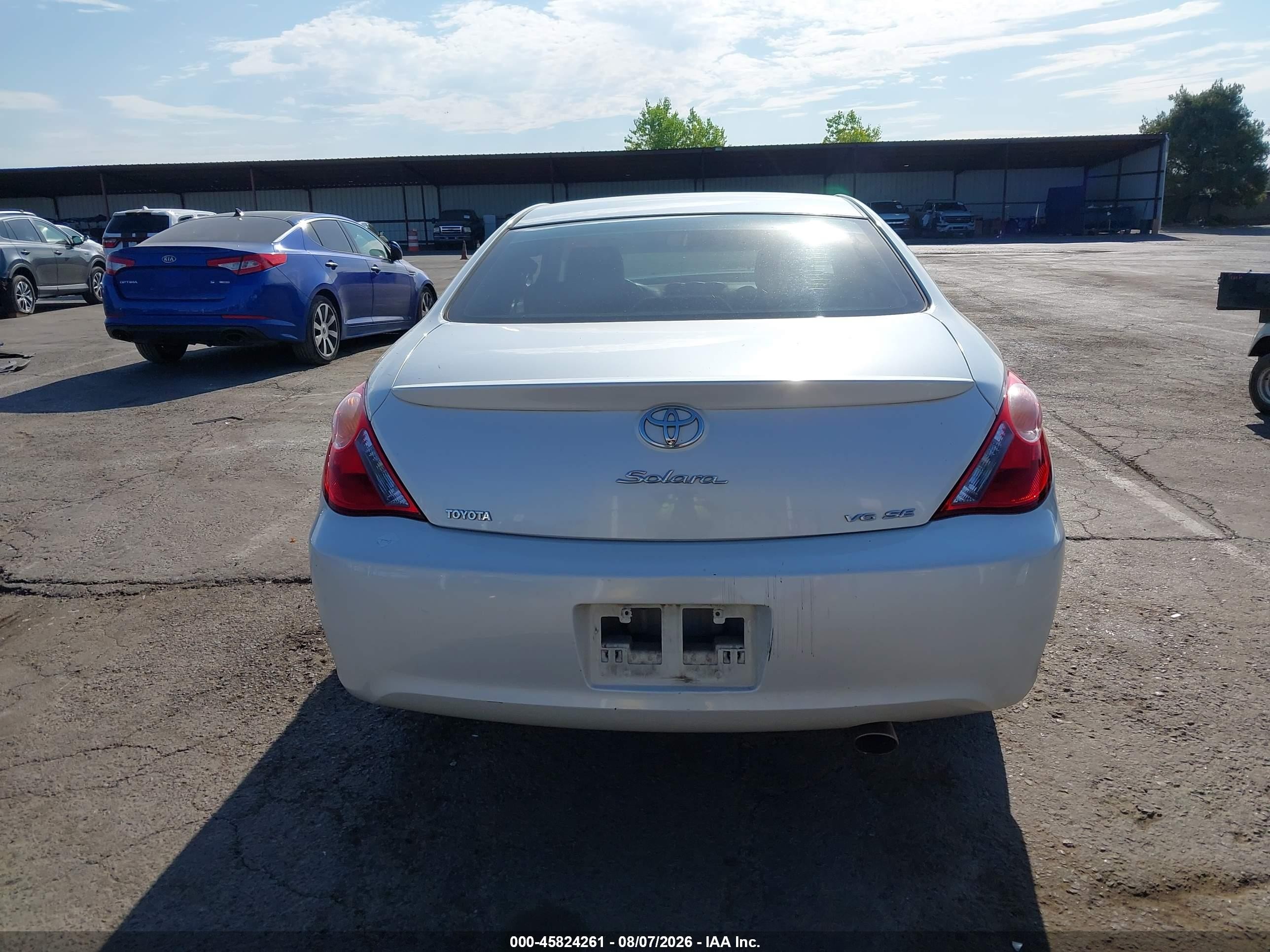 2004 Toyota Camry Solara Se V6 White vin: 4T1CA38P64U017165
