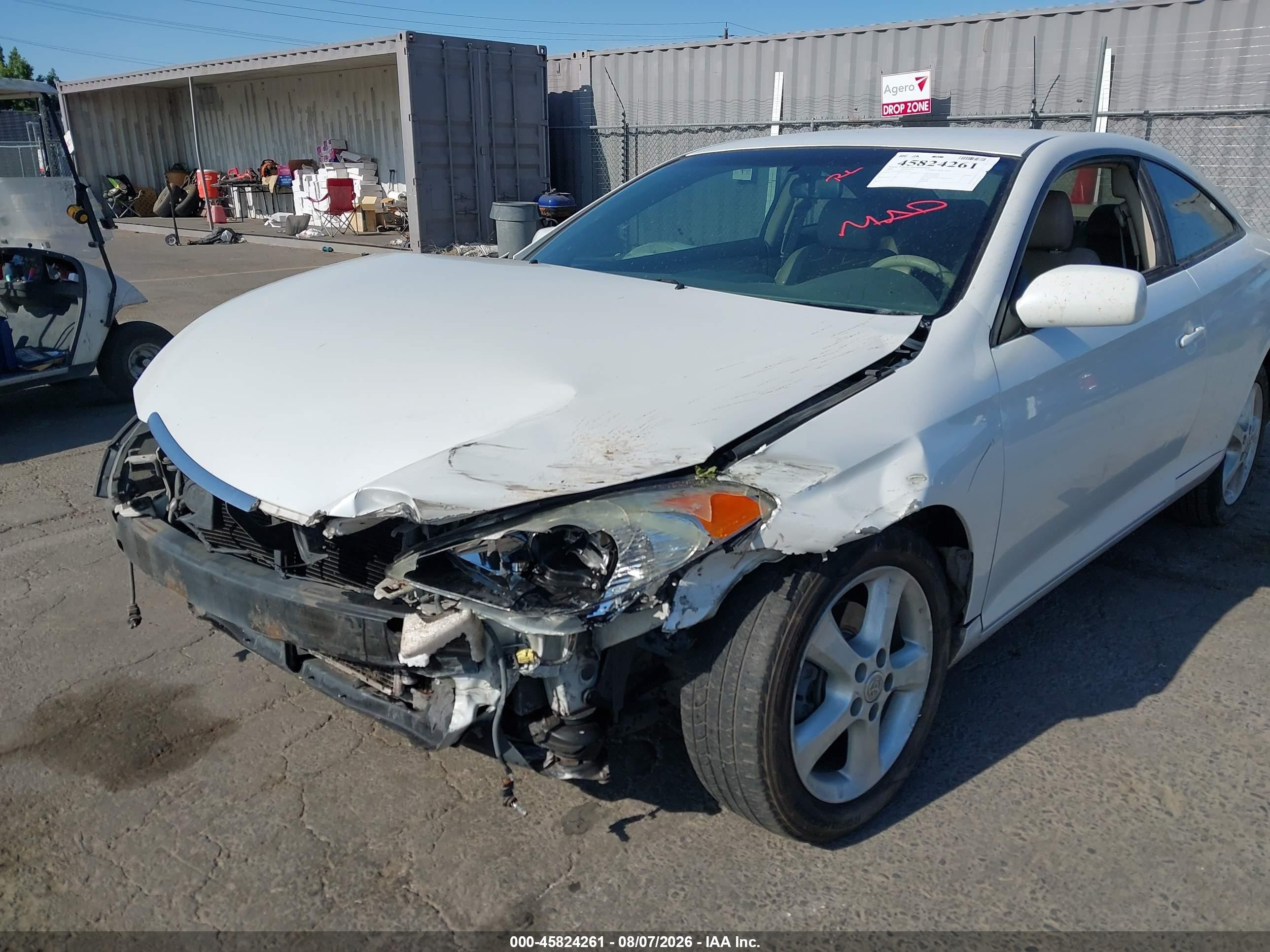 2004 Toyota Camry Solara Se V6 White vin: 4T1CA38P64U017165