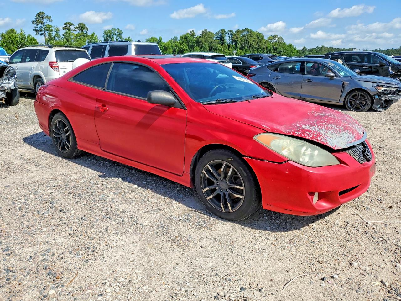 2006 Toyota Camry Solara Se Sport V6 Red vin: 4T1CA38P66U099126