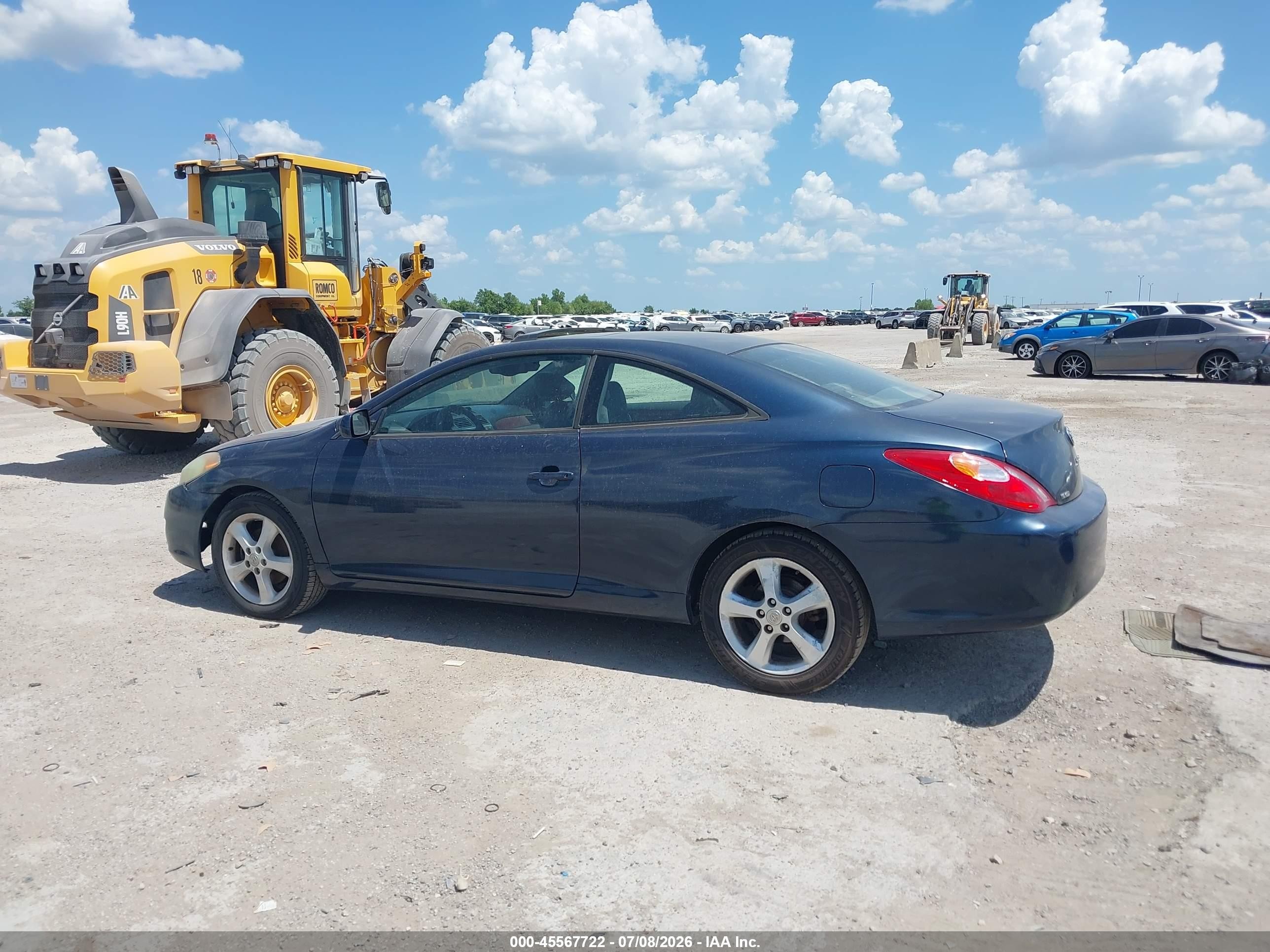 2004 Toyota Camry Solara Sle V6 Blue vin: 4T1CA38P74U008877