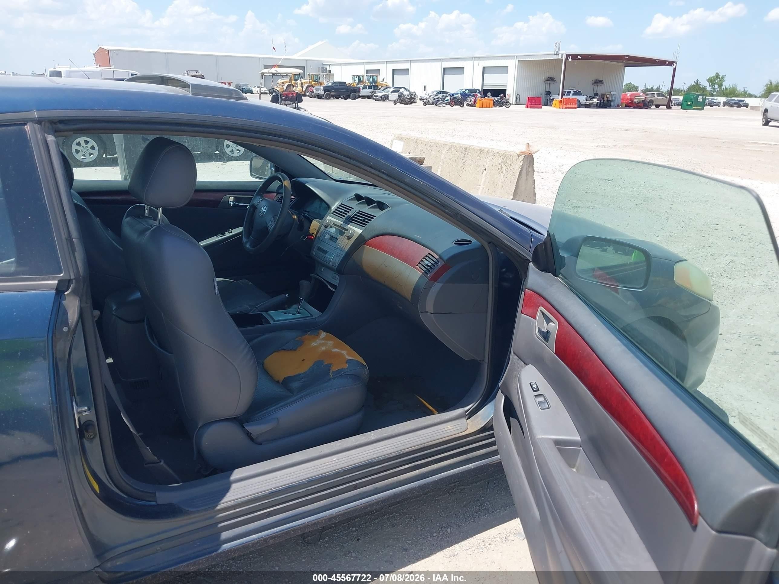 2004 Toyota Camry Solara Sle V6 Blue vin: 4T1CA38P74U008877