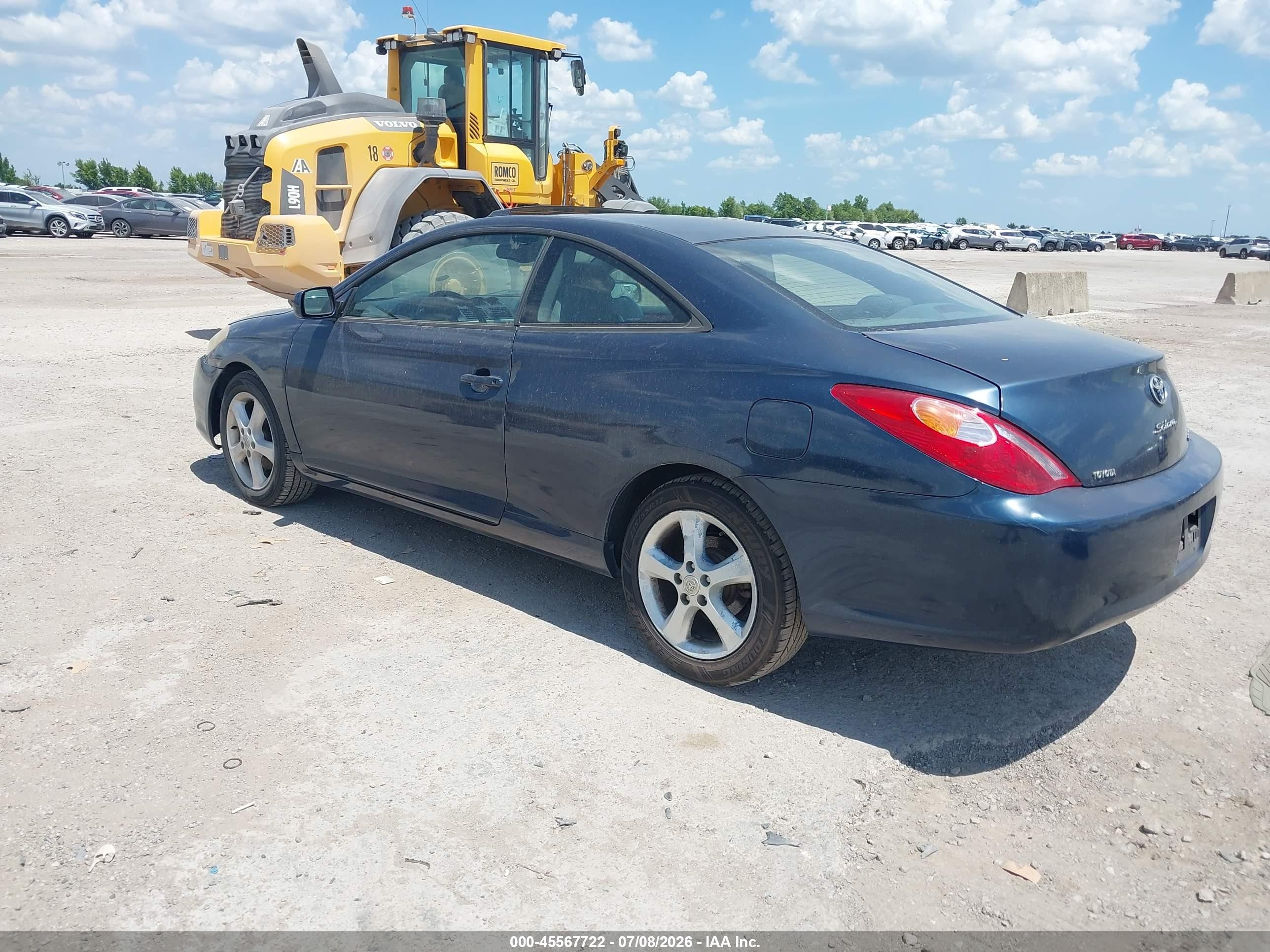 2004 Toyota Camry Solara Sle V6 Blue vin: 4T1CA38P74U008877