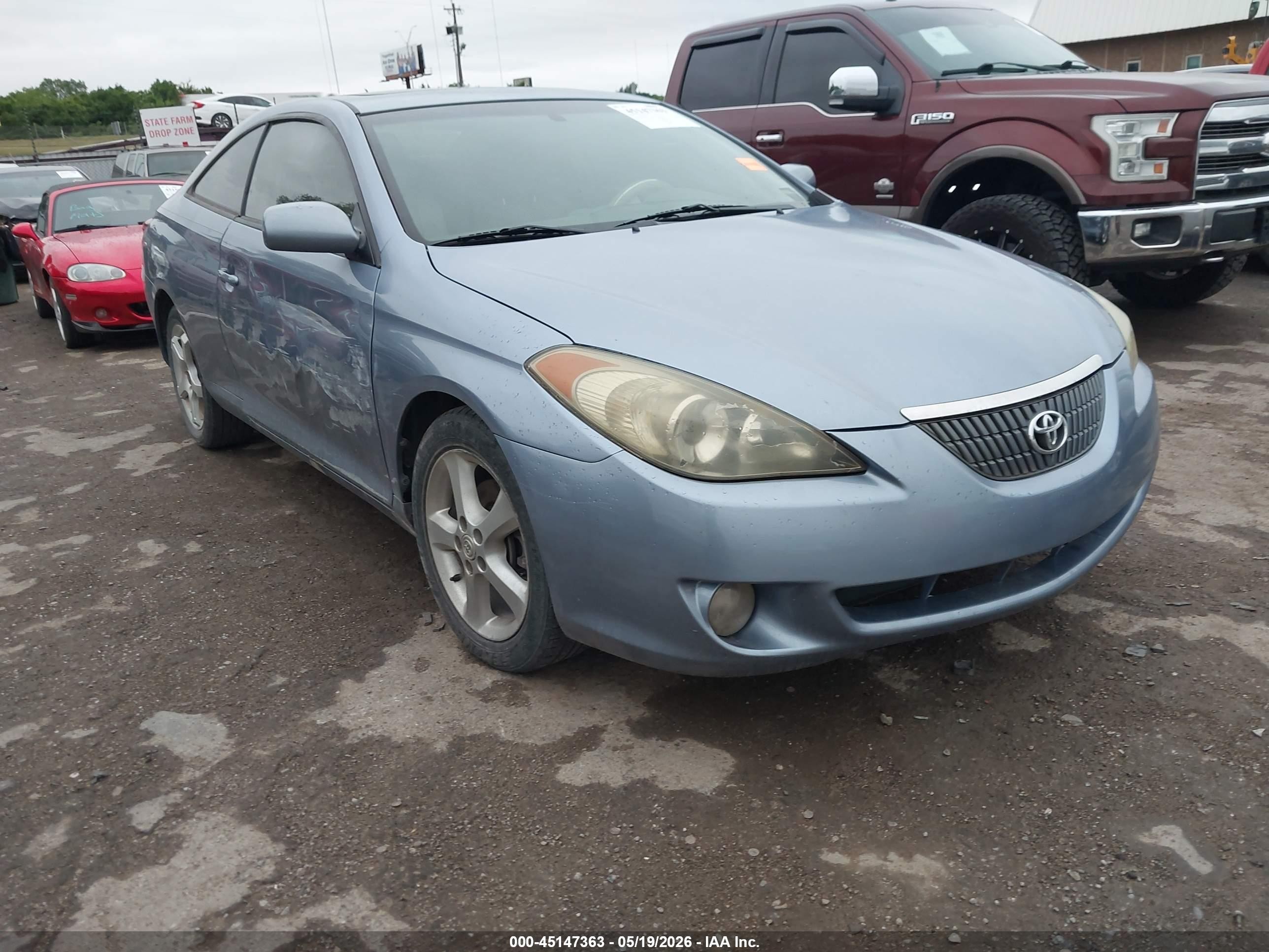 2005 Toyota Camry Solara Sle V6 Blue vin: 4T1CA38P85U060049