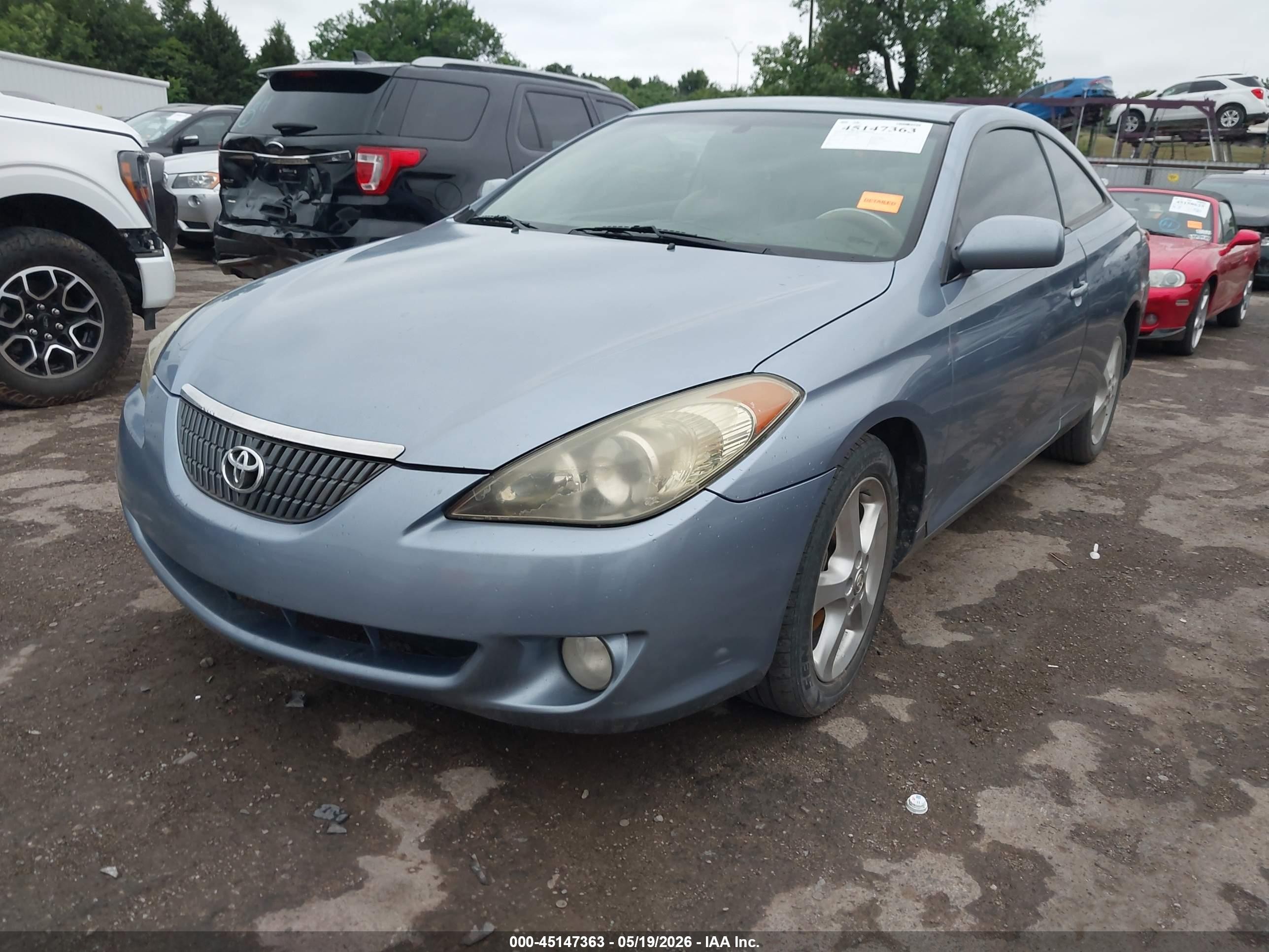 2005 Toyota Camry Solara Sle V6 Blue vin: 4T1CA38P85U060049