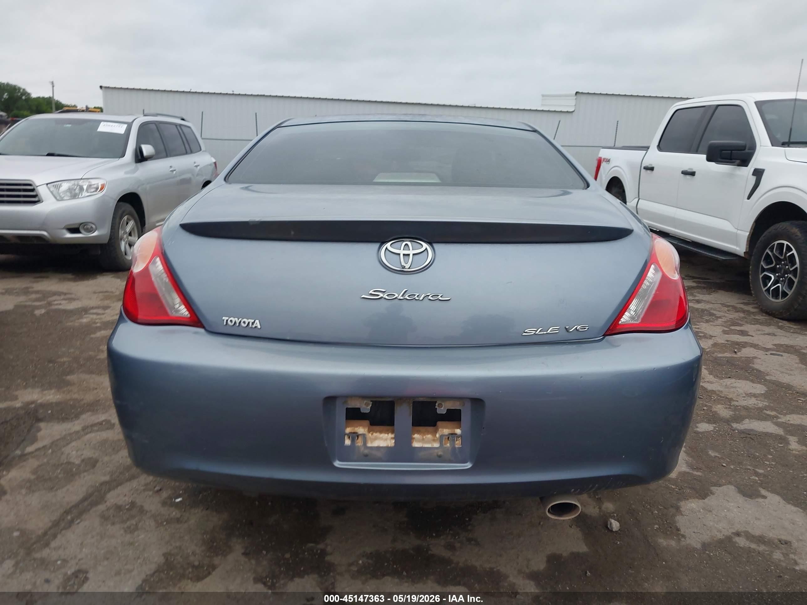 2005 Toyota Camry Solara Sle V6 Blue vin: 4T1CA38P85U060049
