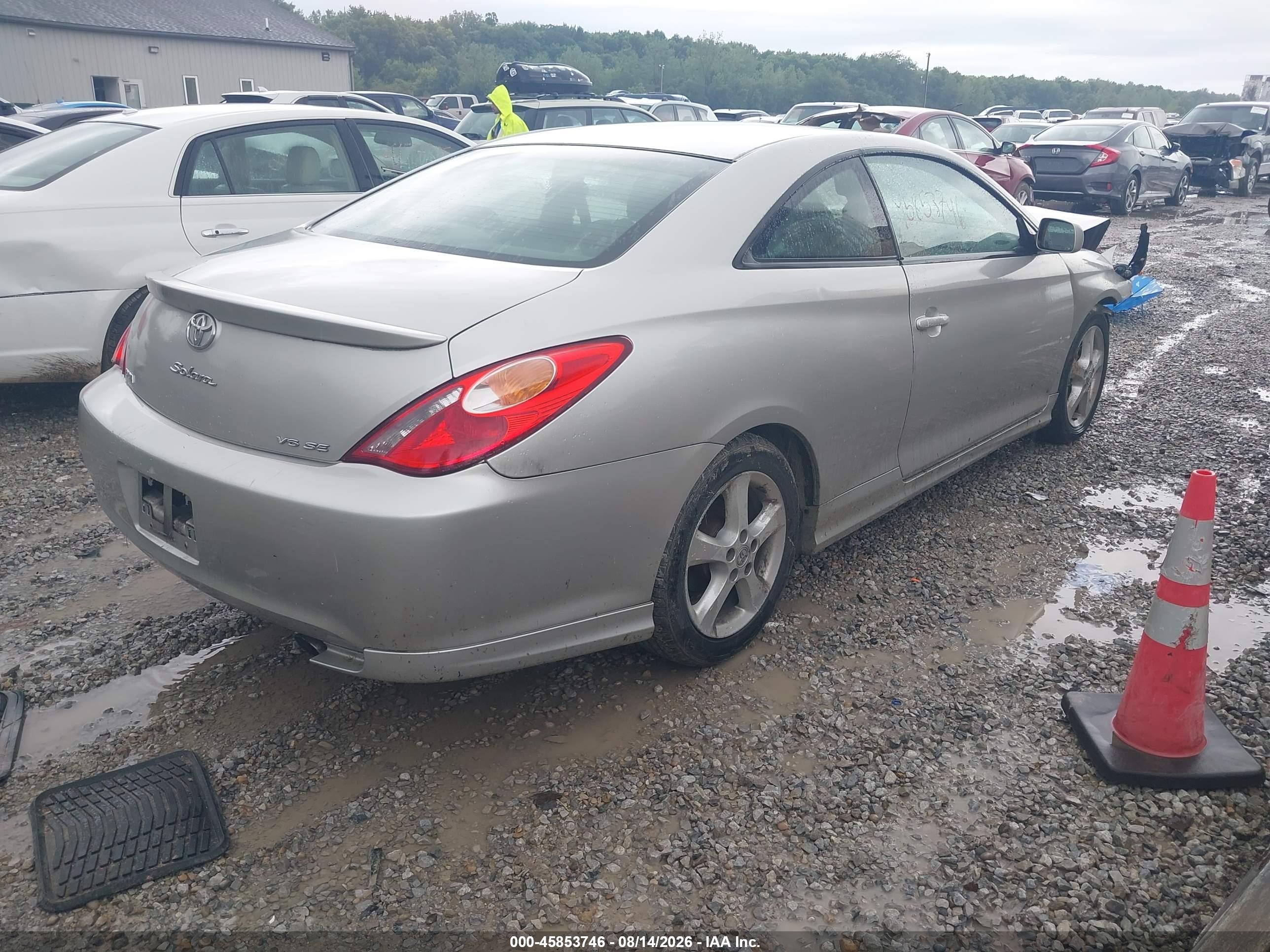 2006 Toyota Camry Solara Se Sport V6 Silver vin: 4T1CA38P86U081498