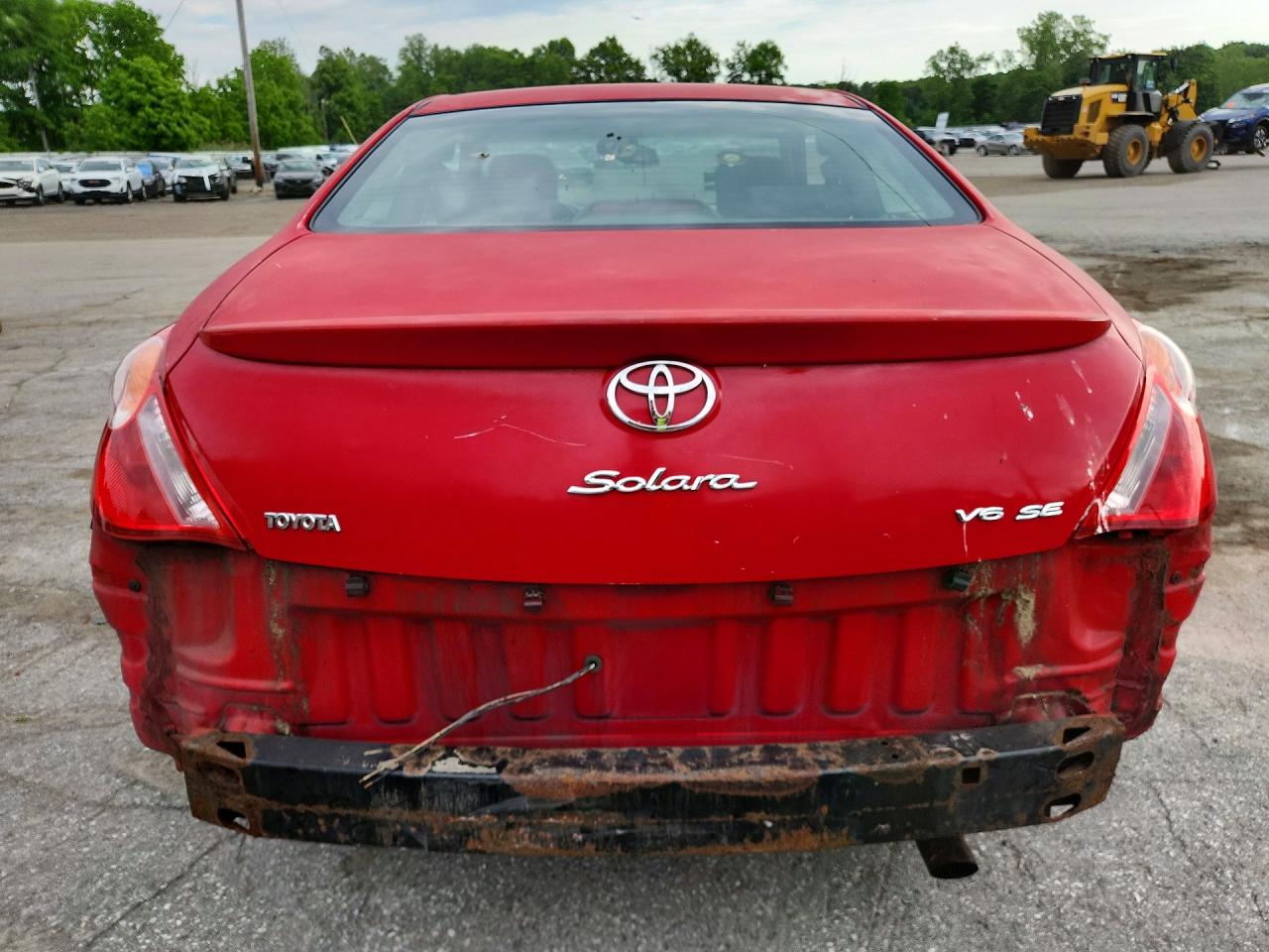 2004 Toyota Camry Solara Se Sport V6 Red vin: 4T1CA38P94U006676
