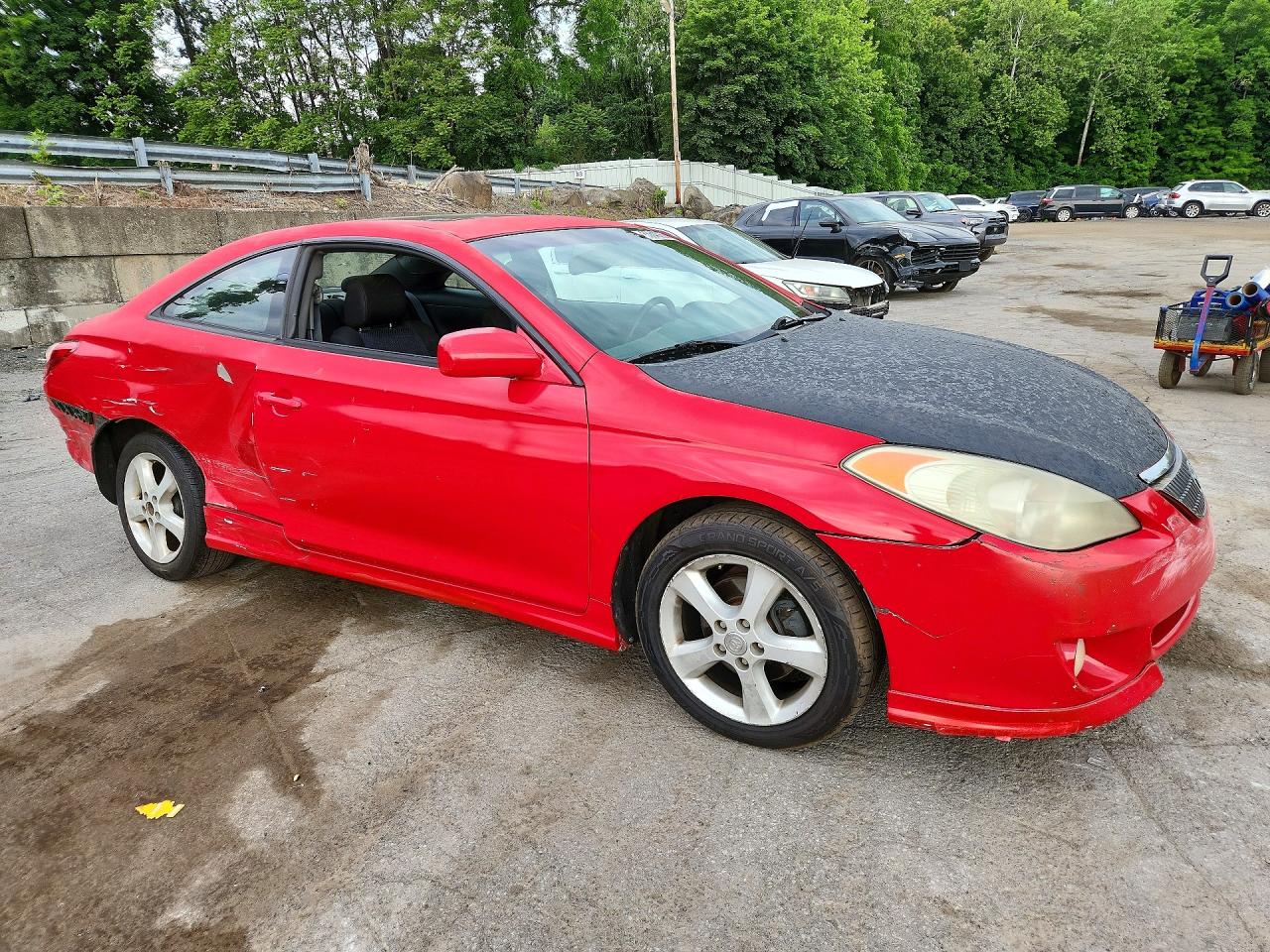 2004 Toyota Camry Solara Se Sport V6 Red vin: 4T1CA38P94U006676