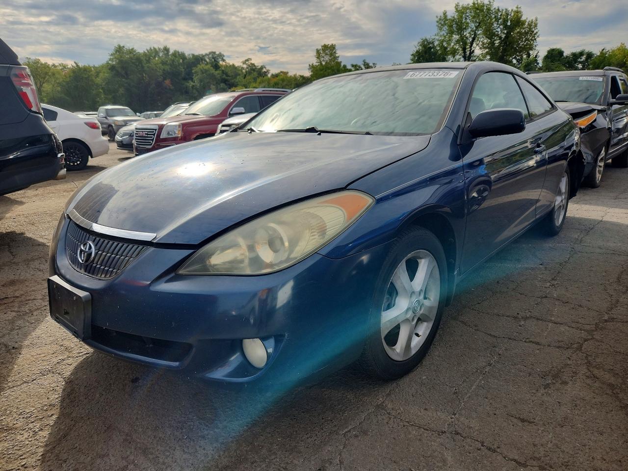 2004 Toyota Camry Solara Sle V6 Blue vin: 4T1CA38P94U014664