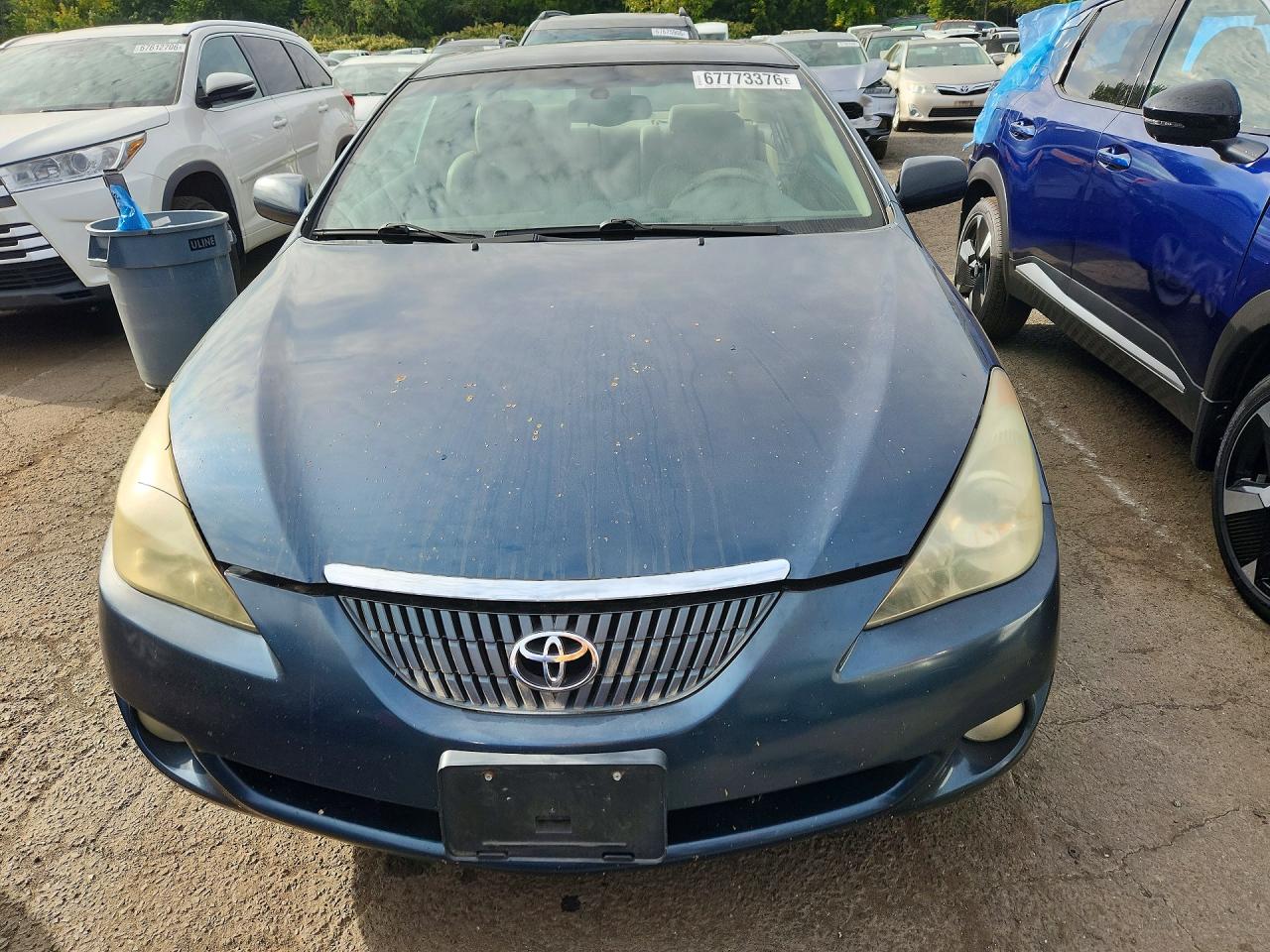 2004 Toyota Camry Solara Sle V6 Blue vin: 4T1CA38P94U014664