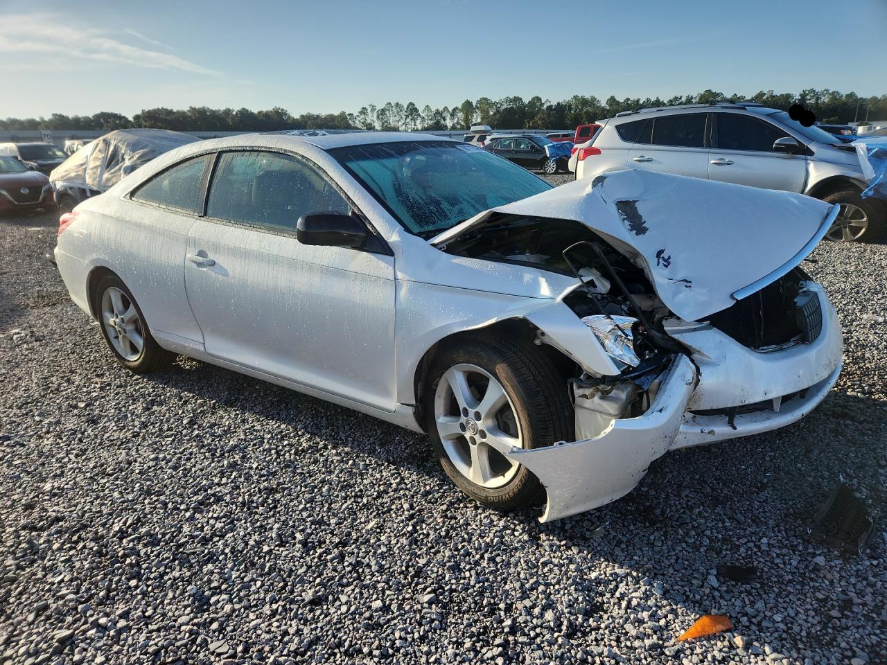 2004 Toyota Camry Solara Sle V6 White vin: 4T1CA38PX4U023812