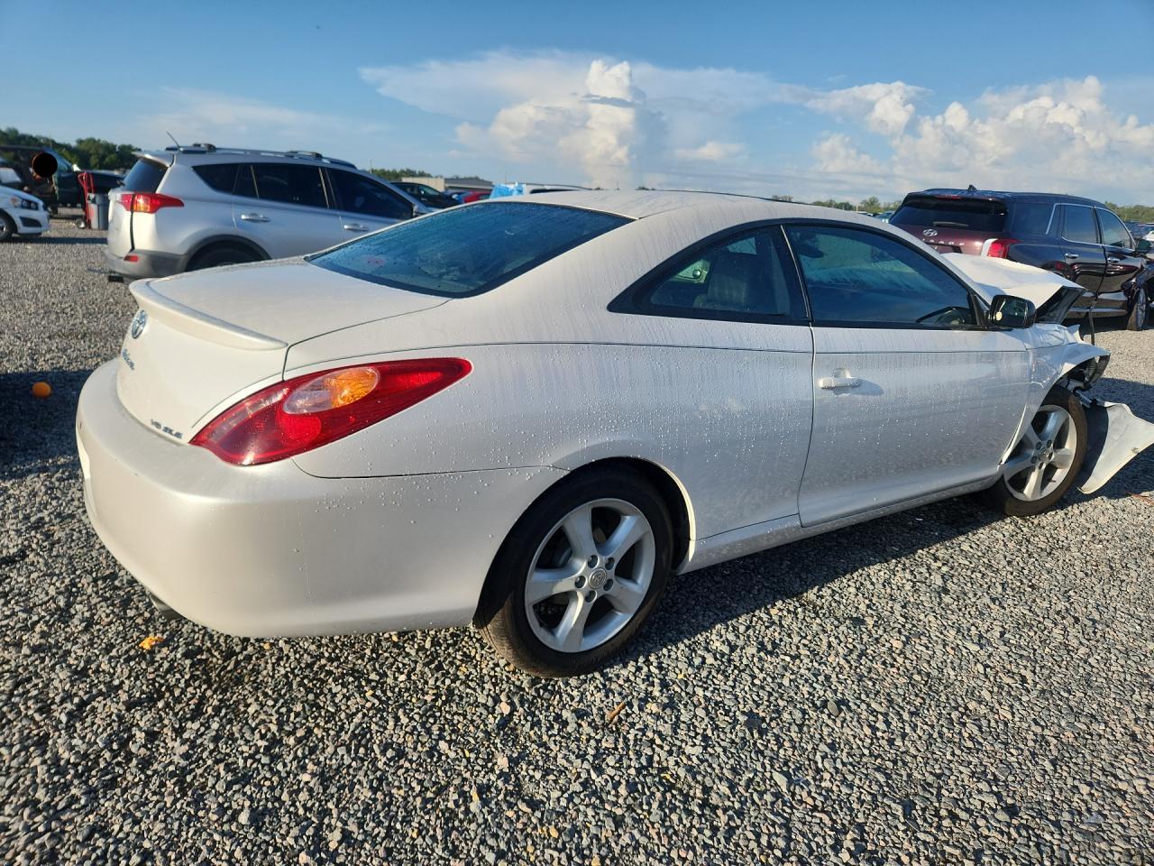 2004 Toyota Camry Solara Sle V6 White vin: 4T1CA38PX4U023812