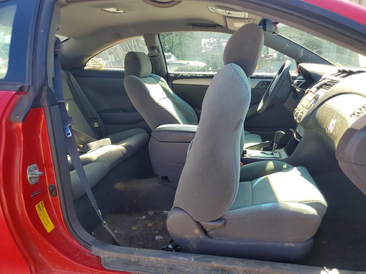 2004 Toyota Camry Solara Se V6 Red vin: 4T1CA38PX4U025317