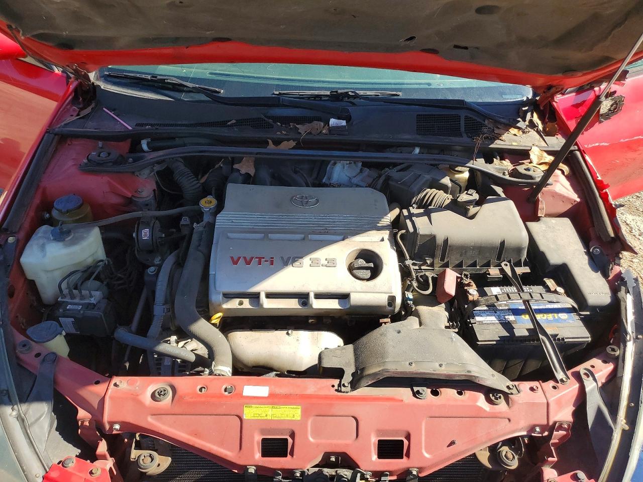 2004 Toyota Camry Solara Se V6 Red vin: 4T1CA38PX4U025317