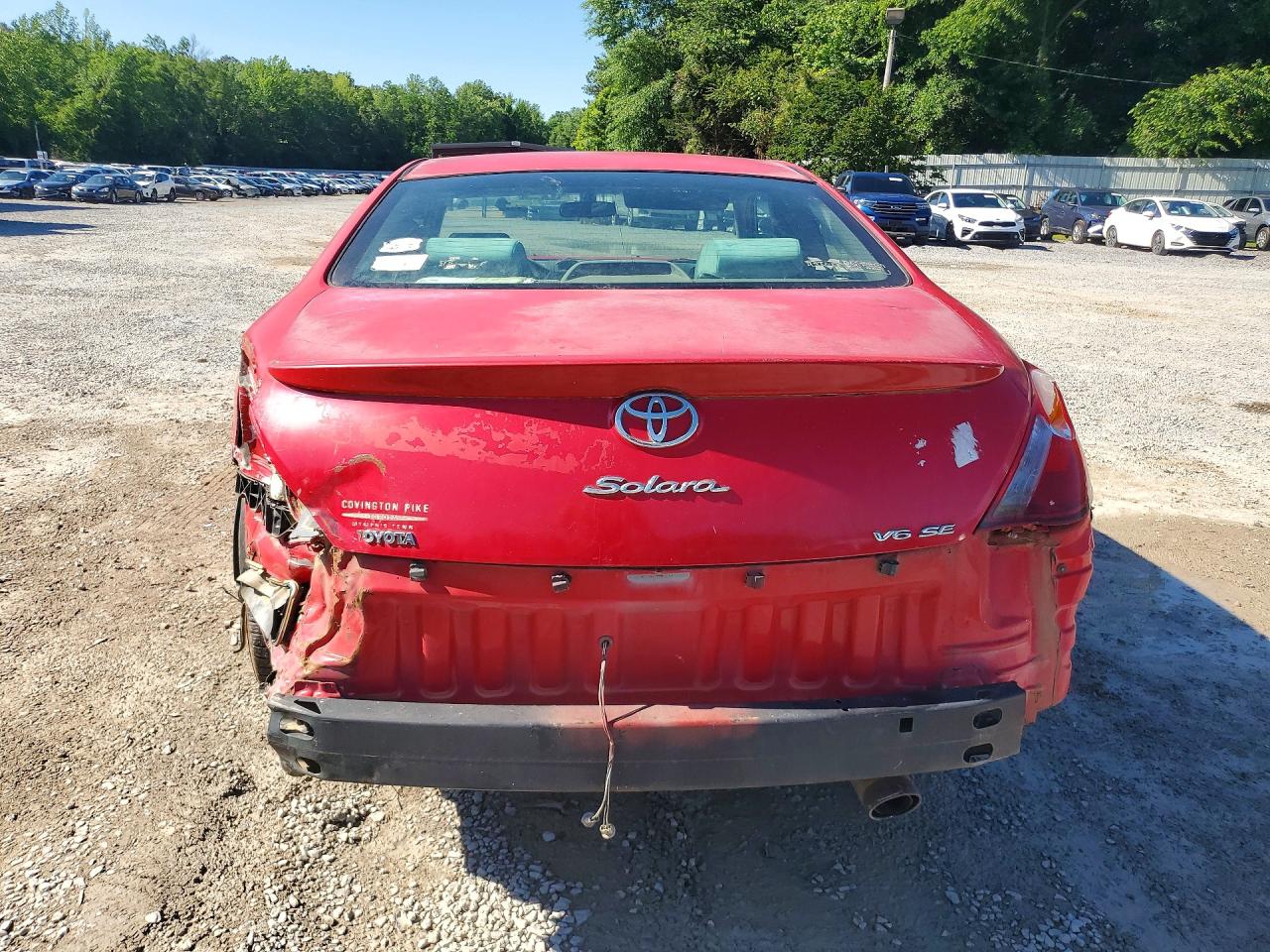 2004 Toyota Camry Solara Se V6 Red vin: 4T1CA38PX4U025317