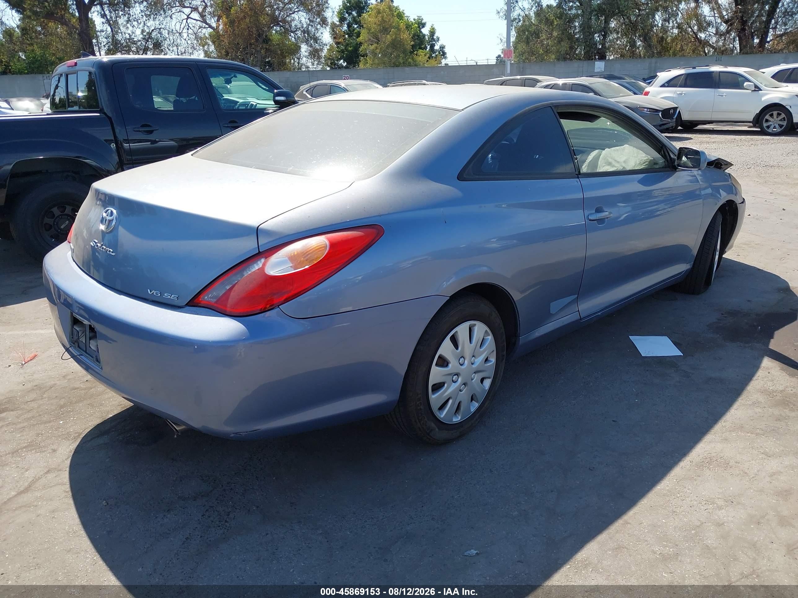 2005 Toyota Camry Solara Se V6 Синий vin: 4T1CA38PX5U047867