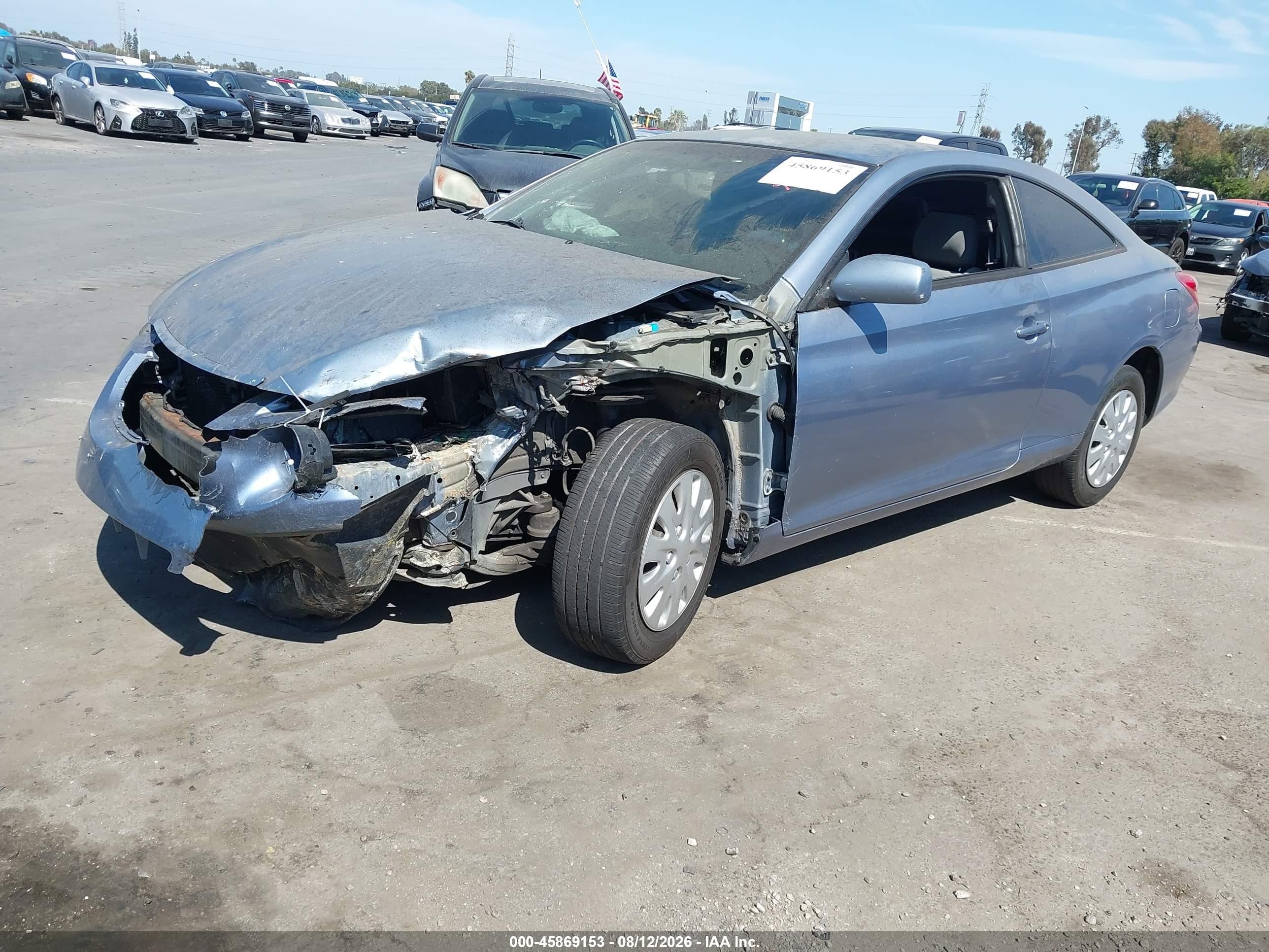 2005 Toyota Camry Solara Se V6 Синий vin: 4T1CA38PX5U047867