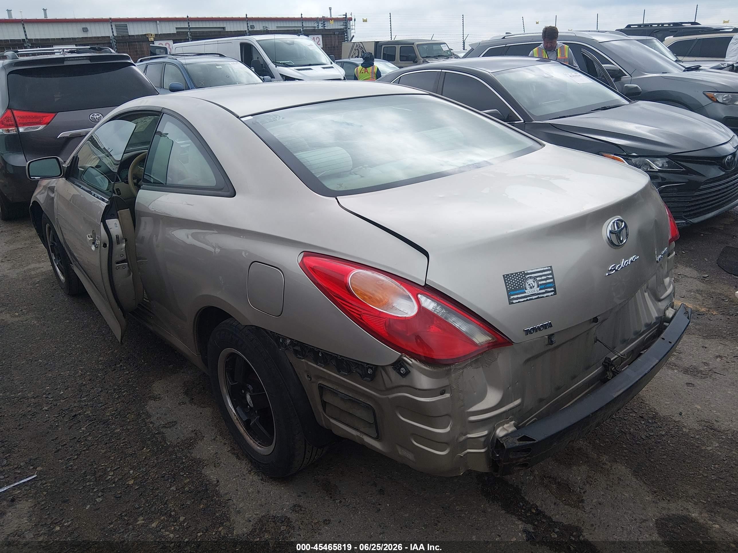 2005 Toyota Camry Solara Se V6 Tan vin: 4T1CA38PX5U051546