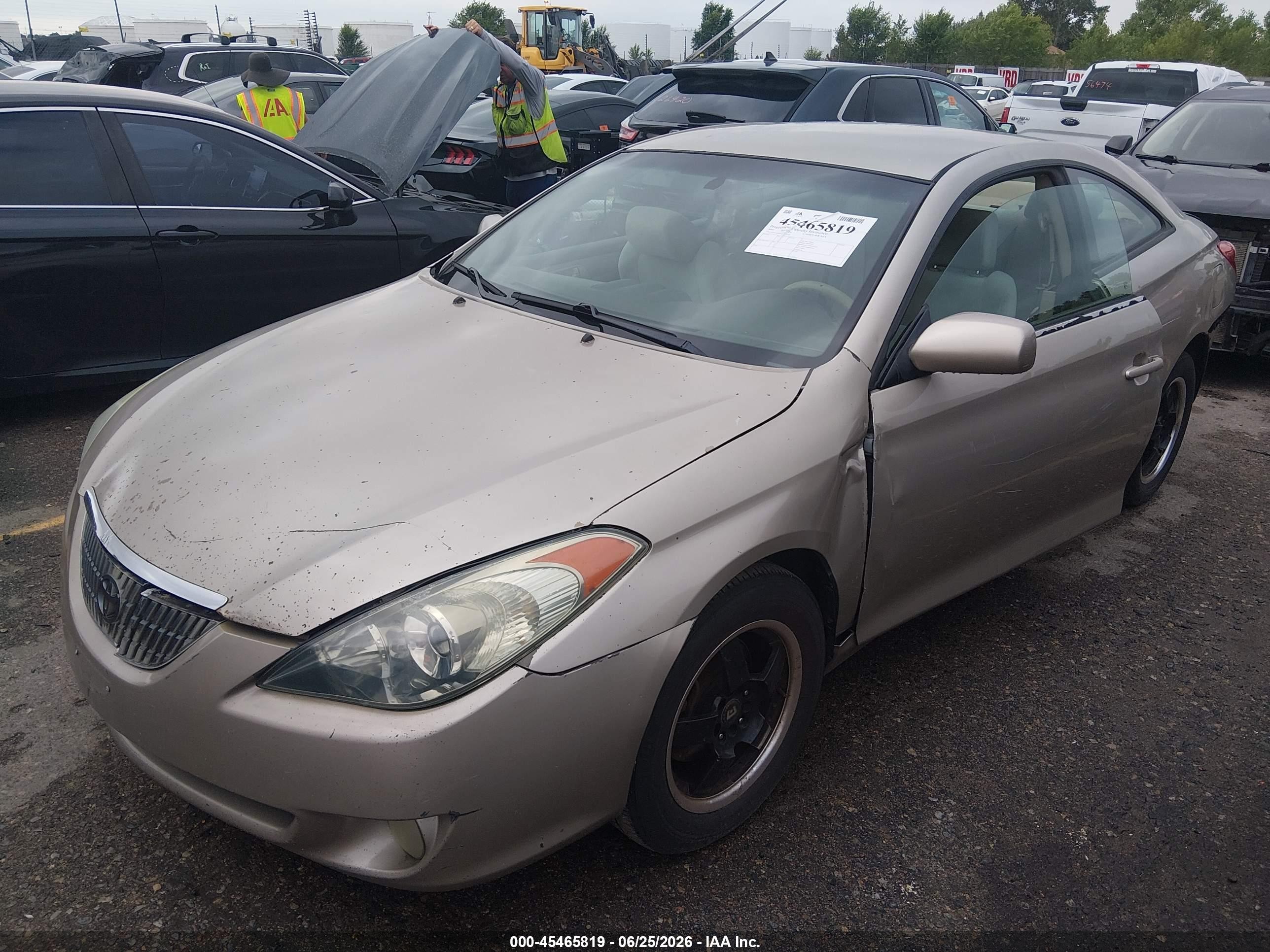 2005 Toyota Camry Solara Se V6 Tan vin: 4T1CA38PX5U051546