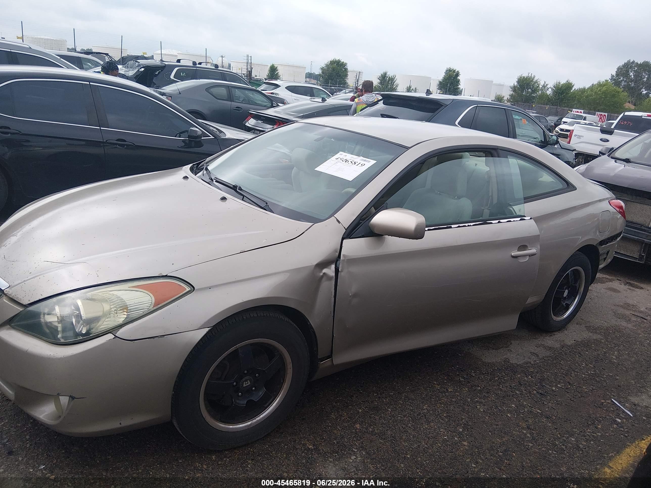 2005 Toyota Camry Solara Se V6 Tan vin: 4T1CA38PX5U051546