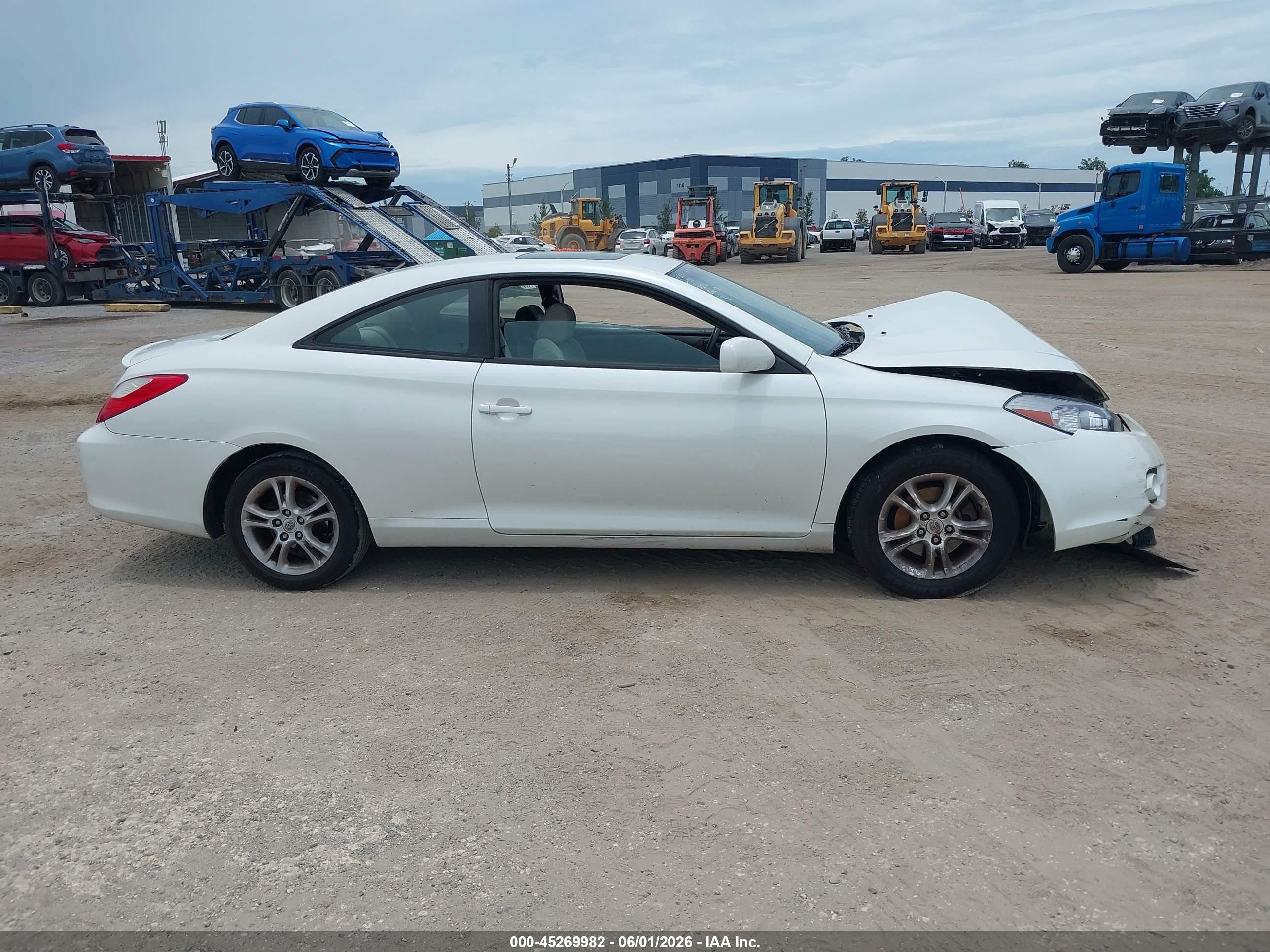 2007 Toyota Camry Solara Se Белый vin: 4T1CE30P07U757962