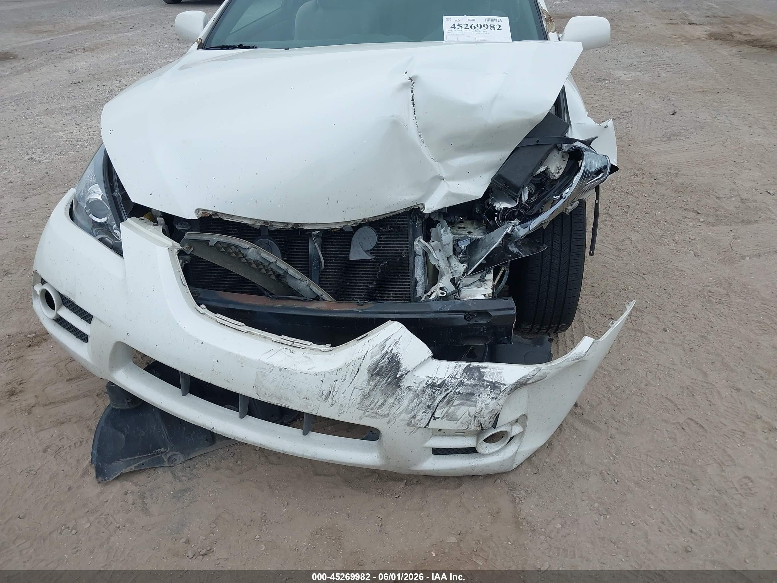 2007 Toyota Camry Solara Se Белый vin: 4T1CE30P07U757962