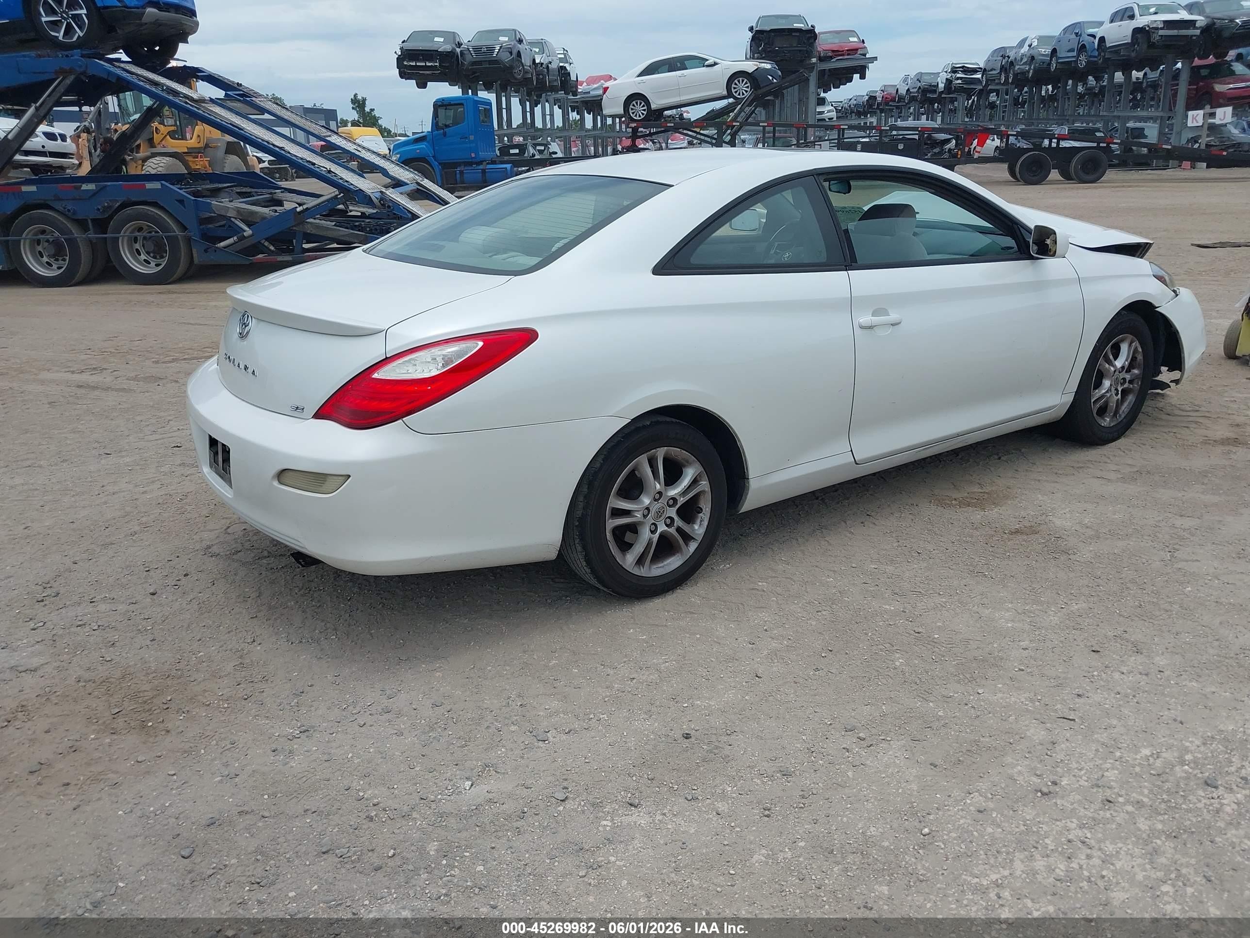 2007 Toyota Camry Solara Se Белый vin: 4T1CE30P07U757962