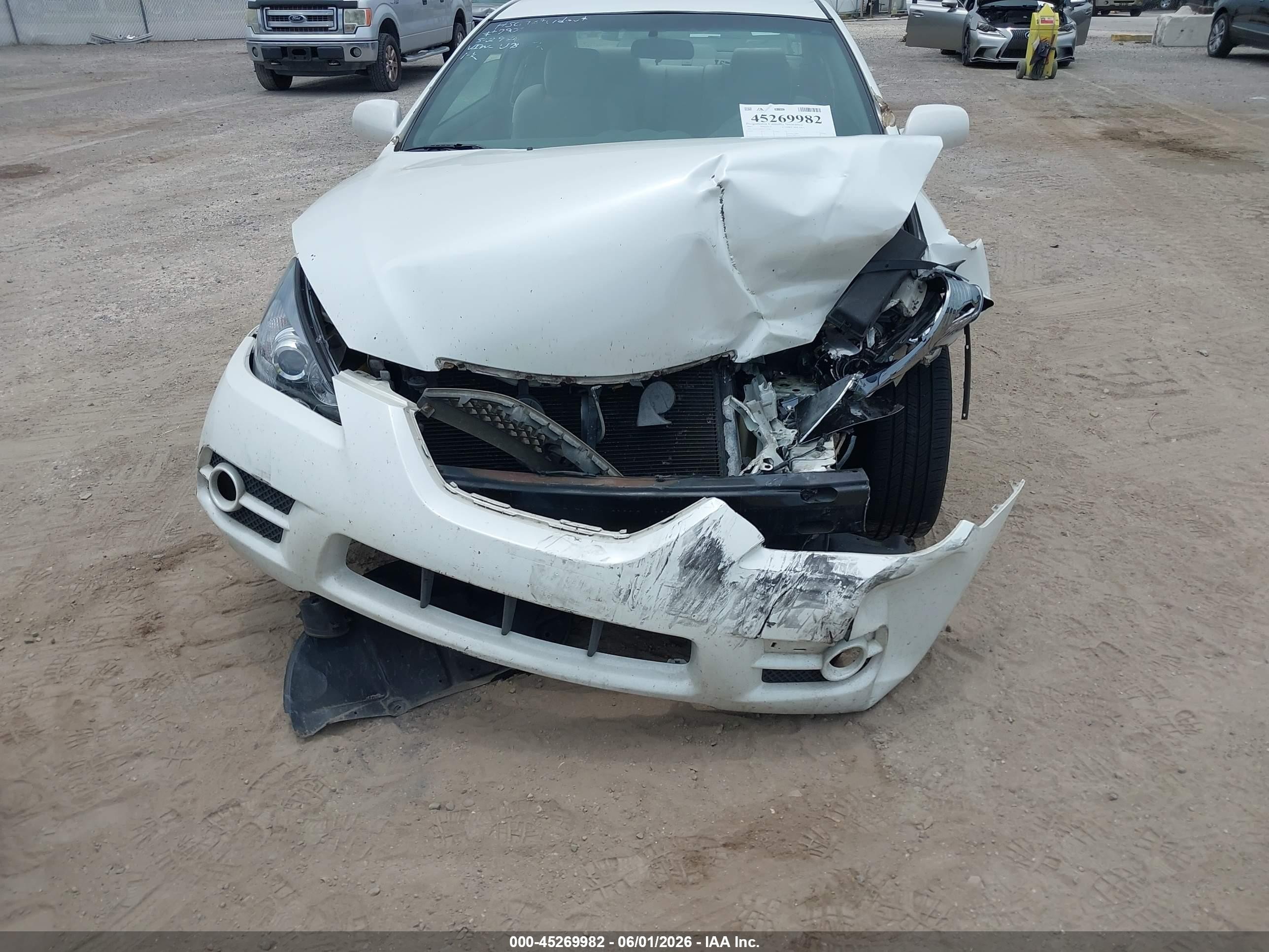 2007 Toyota Camry Solara Se Белый vin: 4T1CE30P07U757962