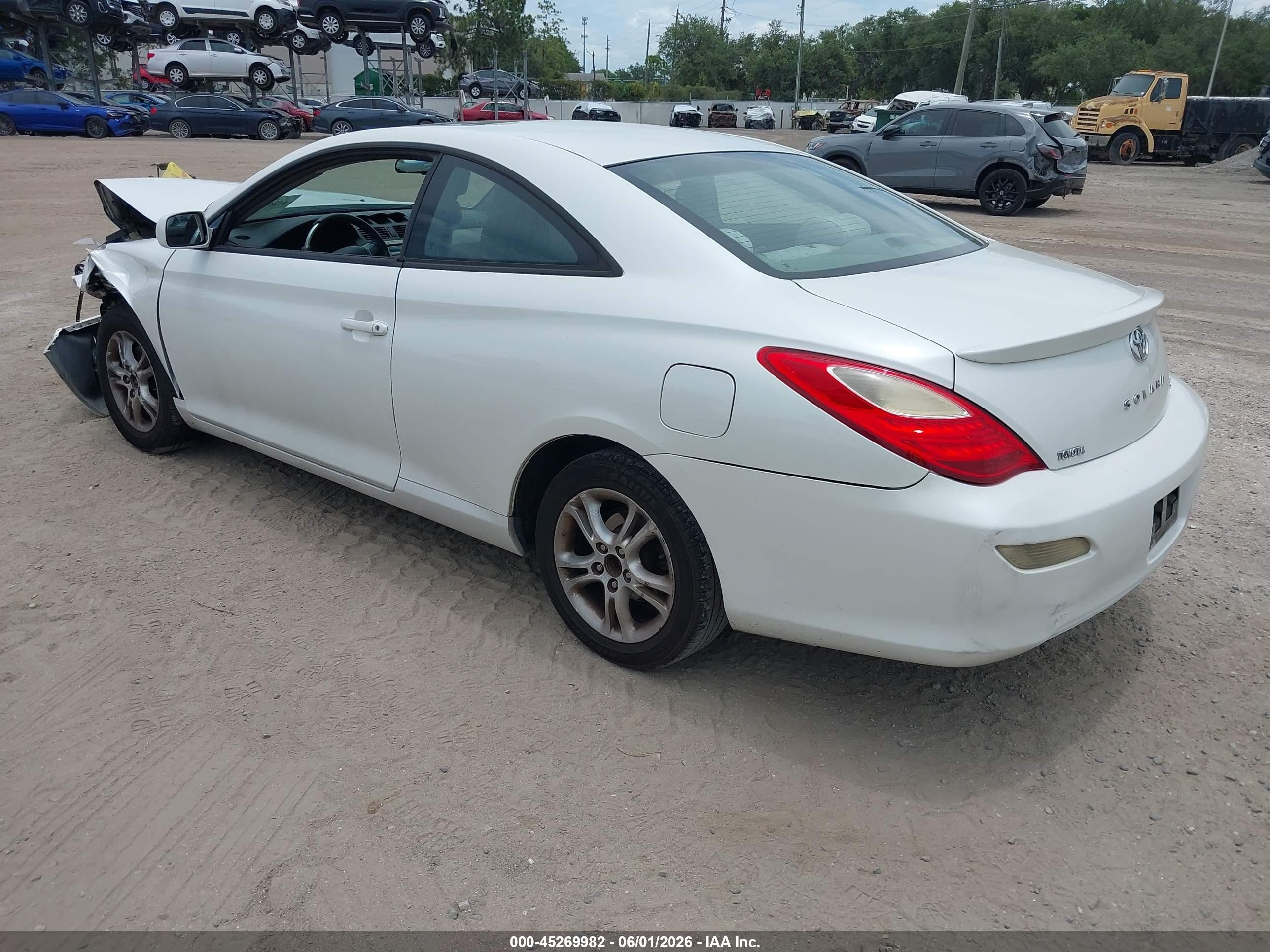 2007 Toyota Camry Solara Se Белый vin: 4T1CE30P07U757962