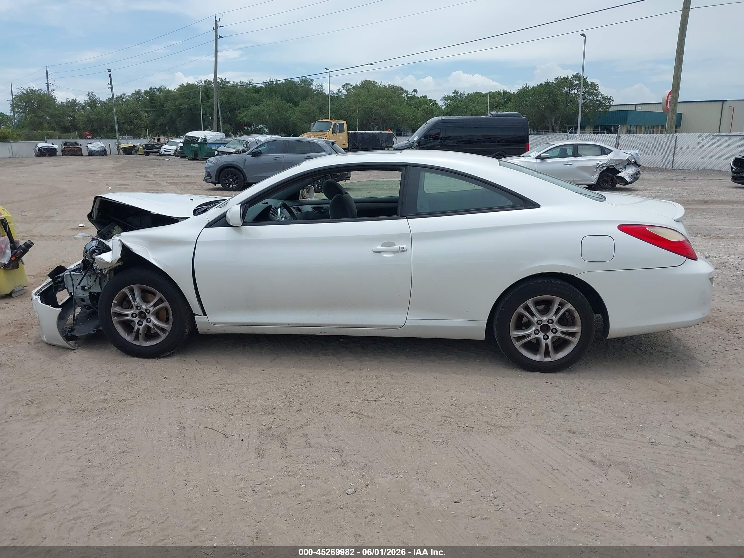 2007 Toyota Camry Solara Se Белый vin: 4T1CE30P07U757962